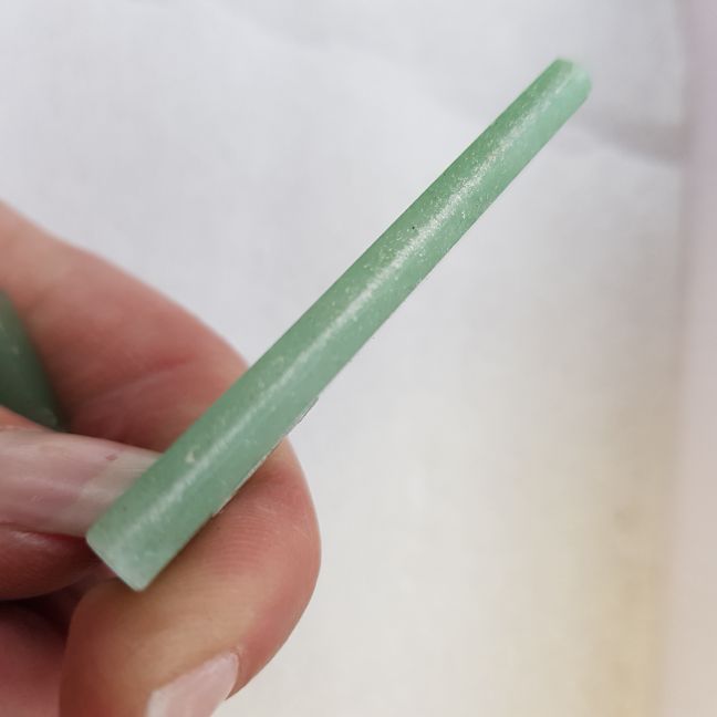 Flat Crystal Point - Green Aventurine - 1pc