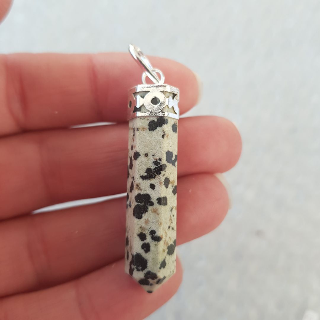 Dalmatian Jasper - Cap Point Pendant