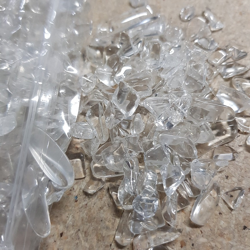 Clear Qtz - Chips - 500gms (A-Grade)