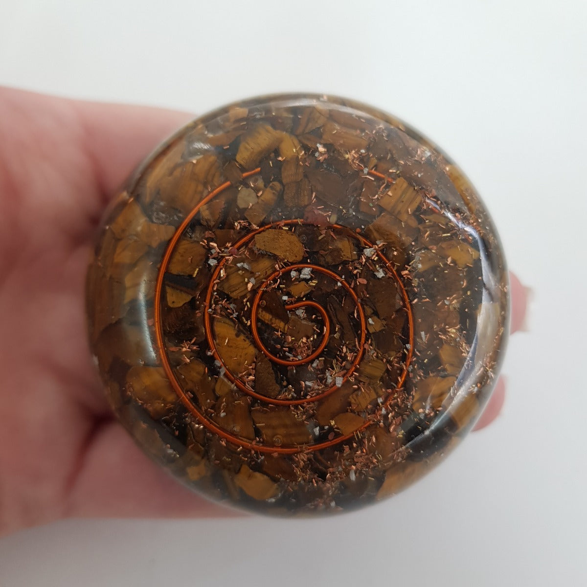 Orgonite Dome - Tigers Eye