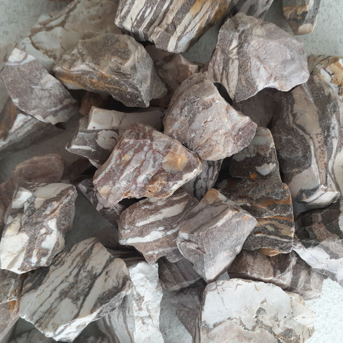 Zebra Jasper Rough 1KG