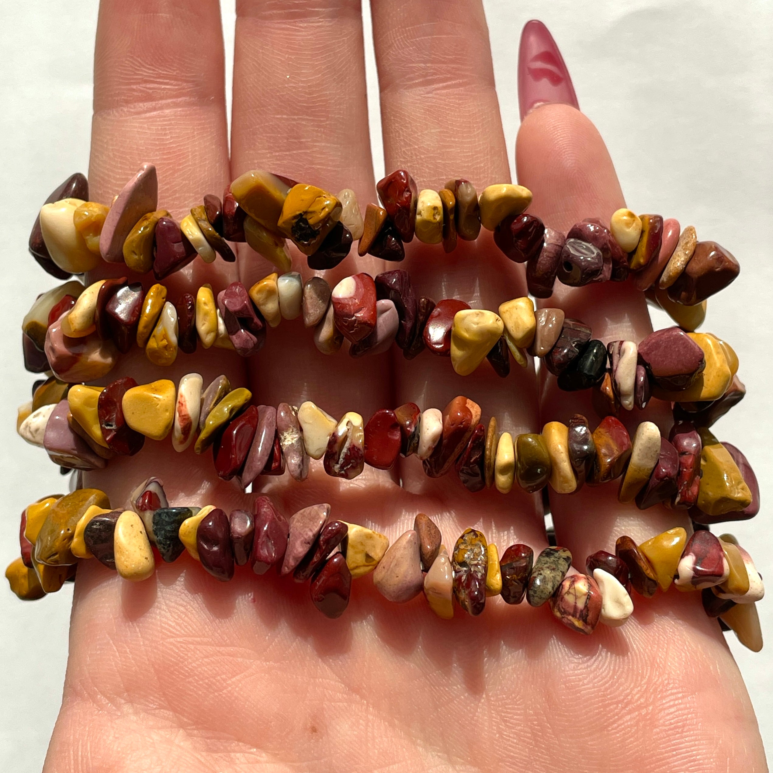 Mookaite Chip Bracelet