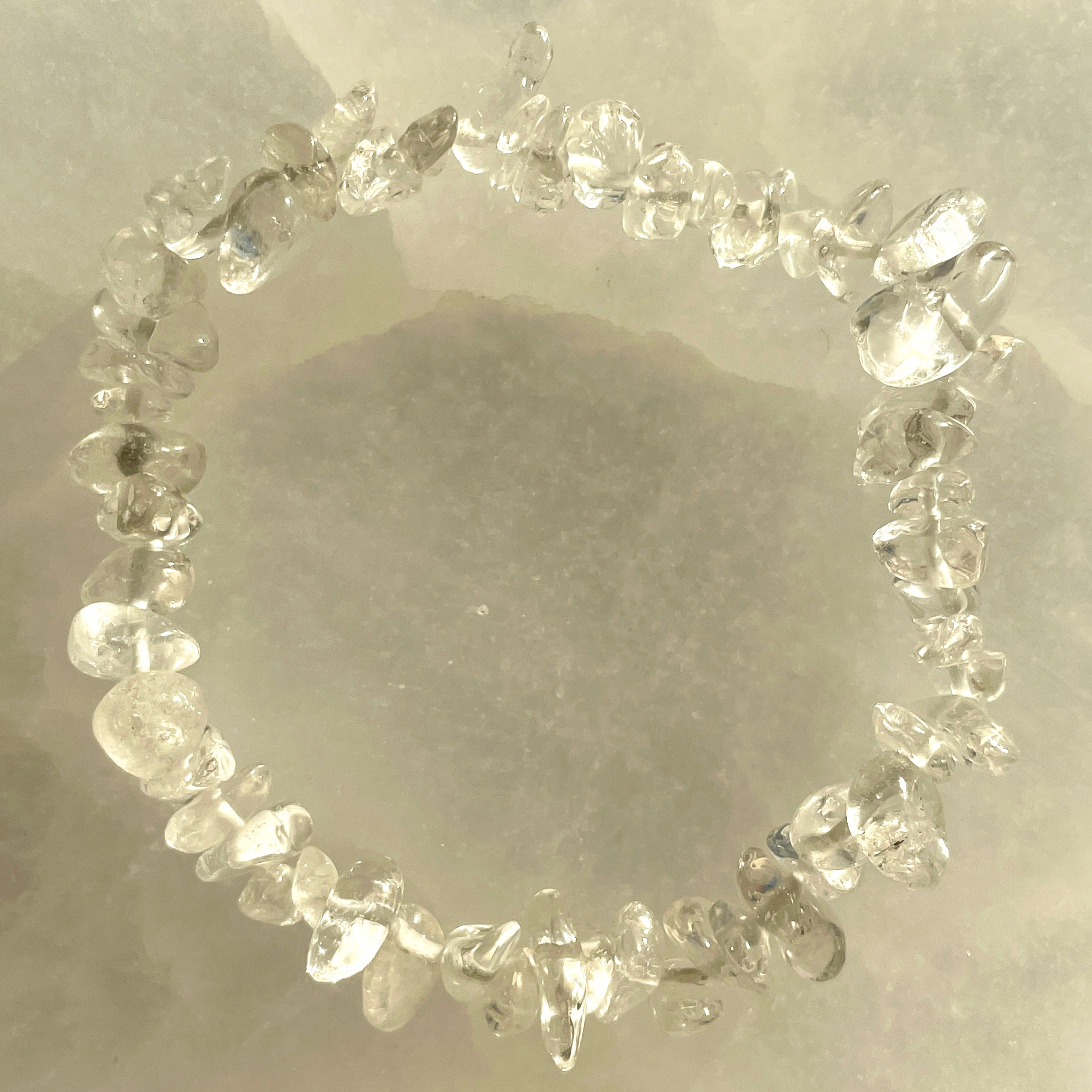 Clear Quartz Chip Bracelet (Q1/A)