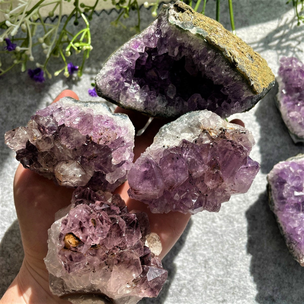 Amethyst Cluster Pack - 1KG