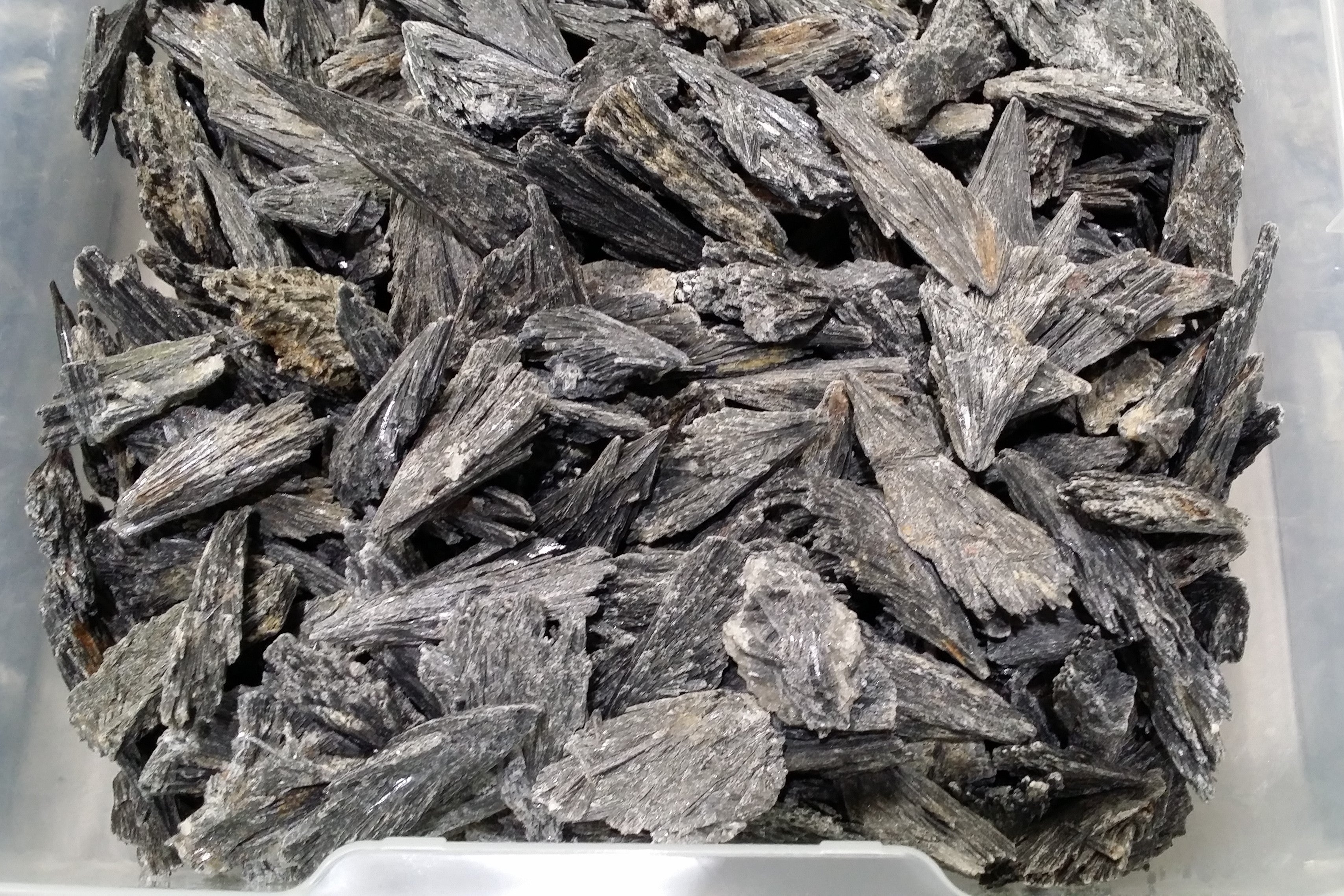 Rough - Kyanite Black 200gms (7-10pc)