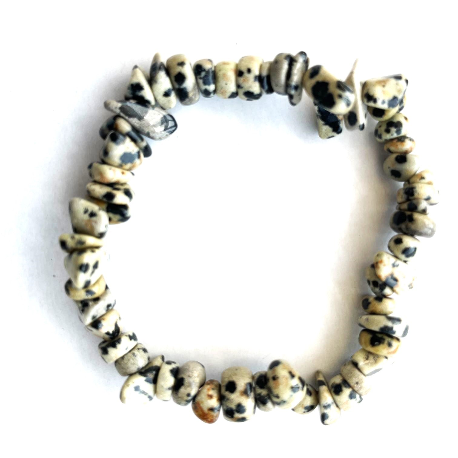 Dalmatian Jasper Chip Bracelet