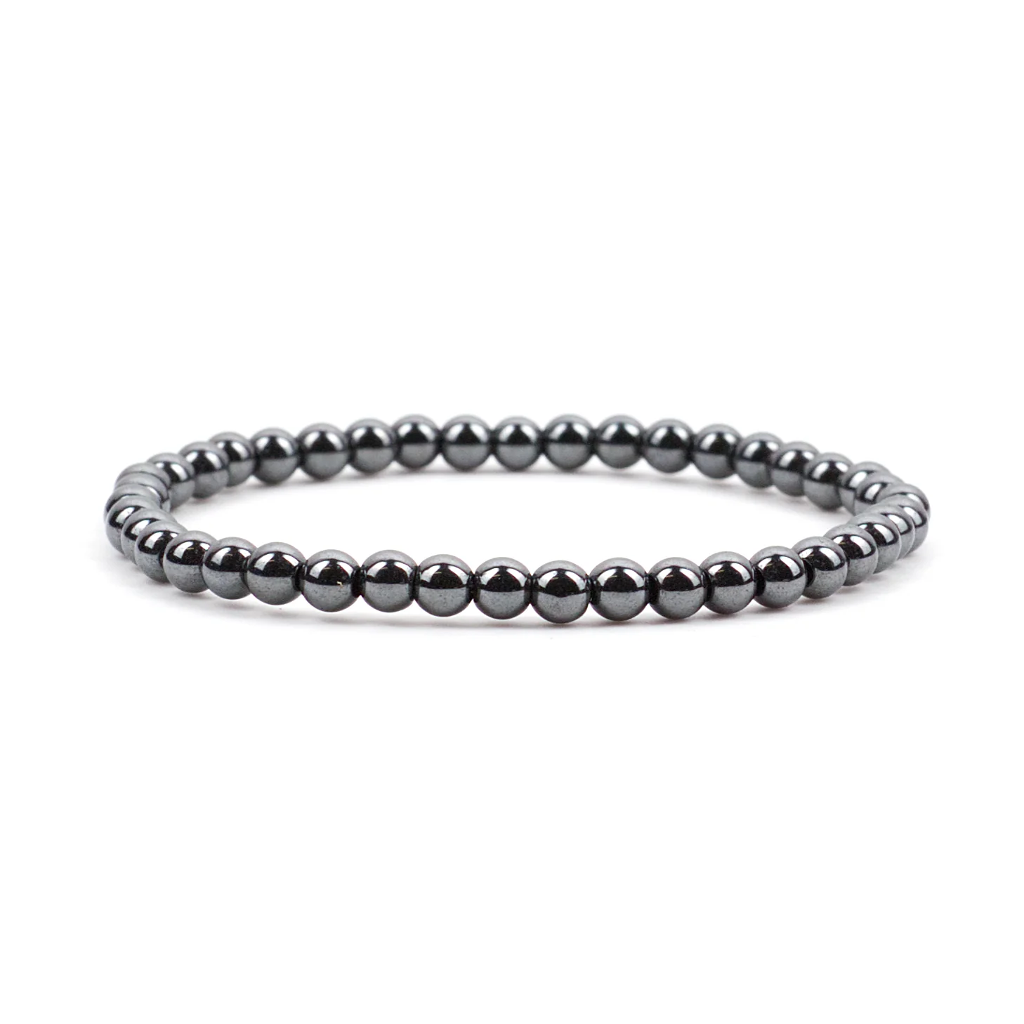 Hematite - Bead Bracelet - 4mm