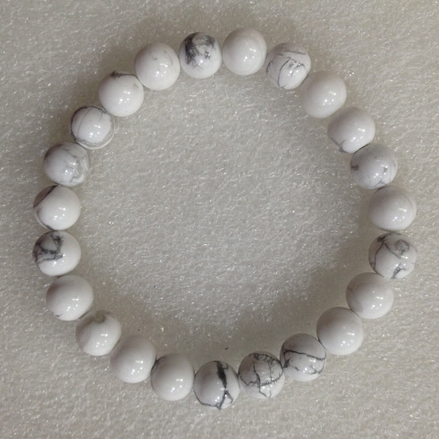 Howlite Beads Bracelet