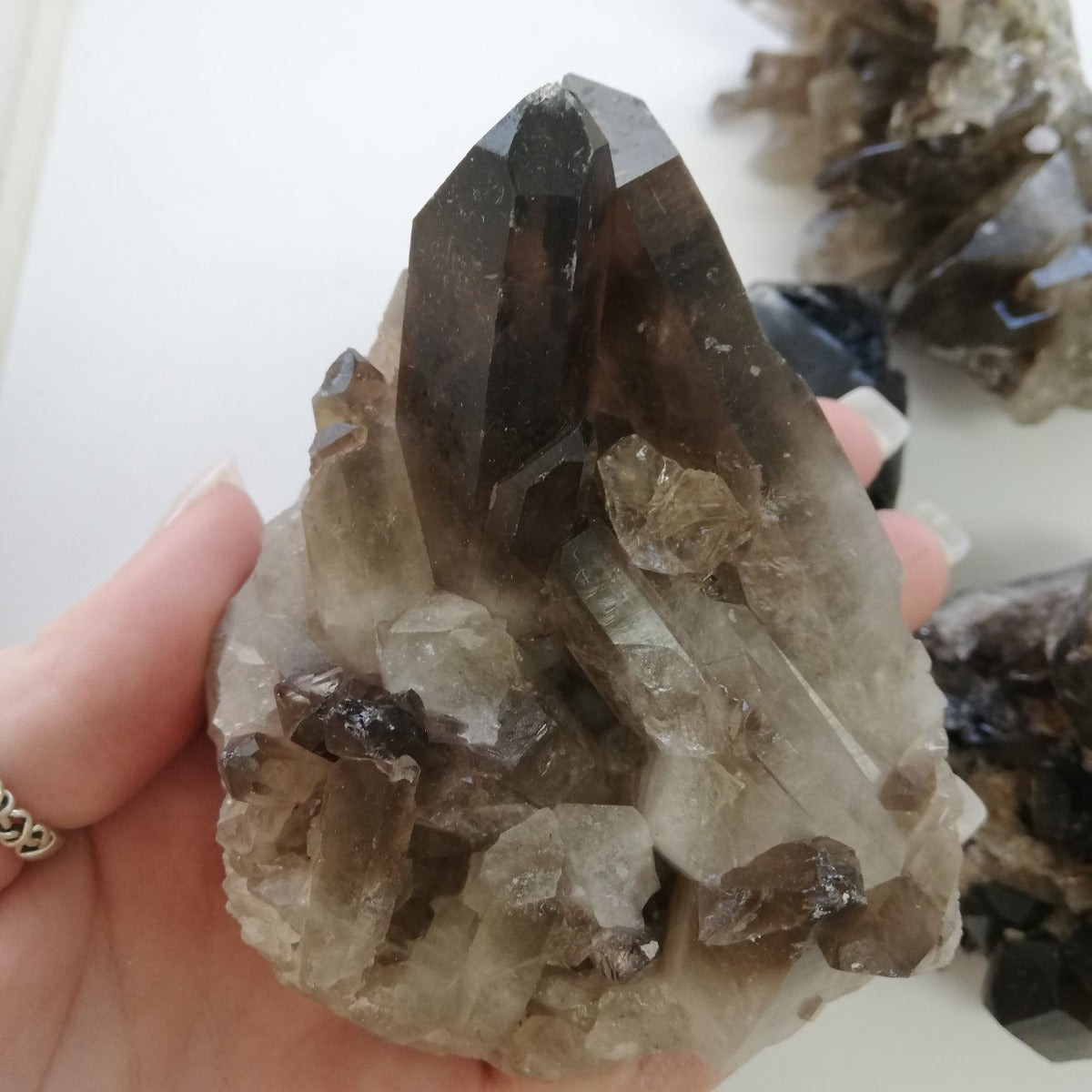 Smokey Quartz Cluster LGE (6-10cm) - 1pc