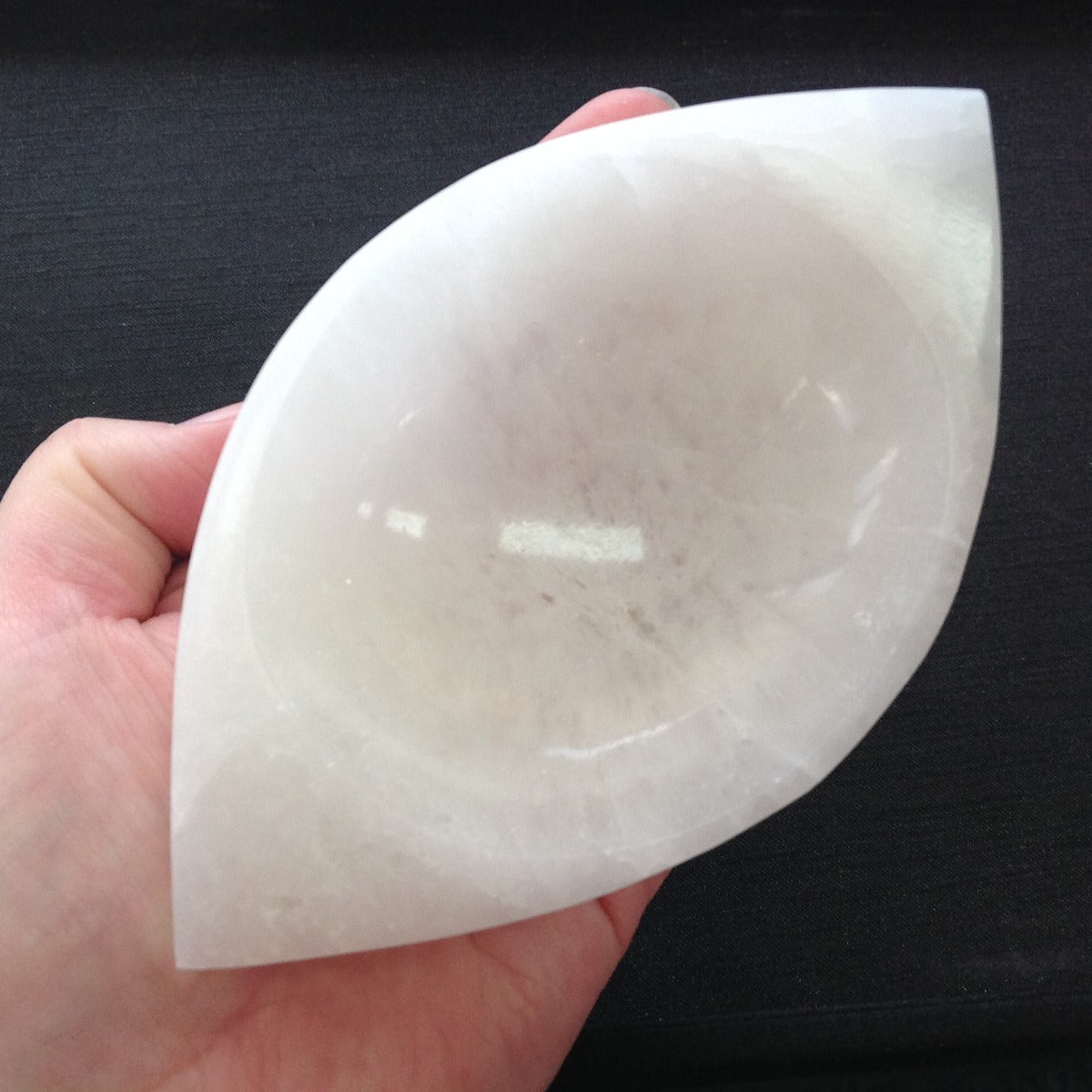 Selenite Bowl - Eye - 10cm