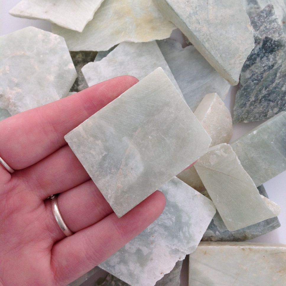 Rough - Slab - New Jade - 1 KG