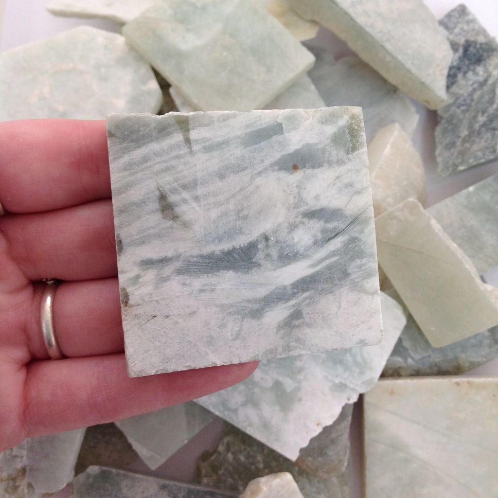 Rough - Slab - New Jade - 1 KG