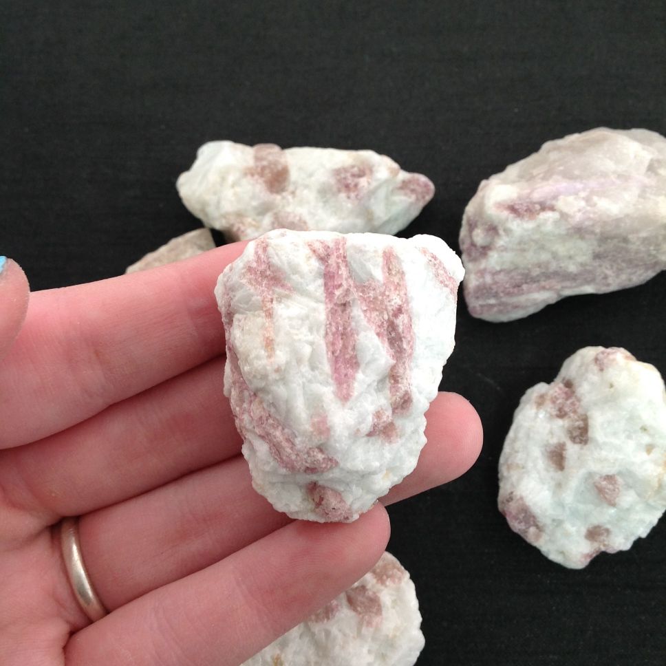 Rough - Pink Tourmaline 250gms
