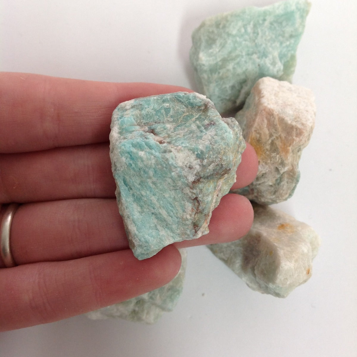 Rough - Amazonite 200g (5-7 pc)