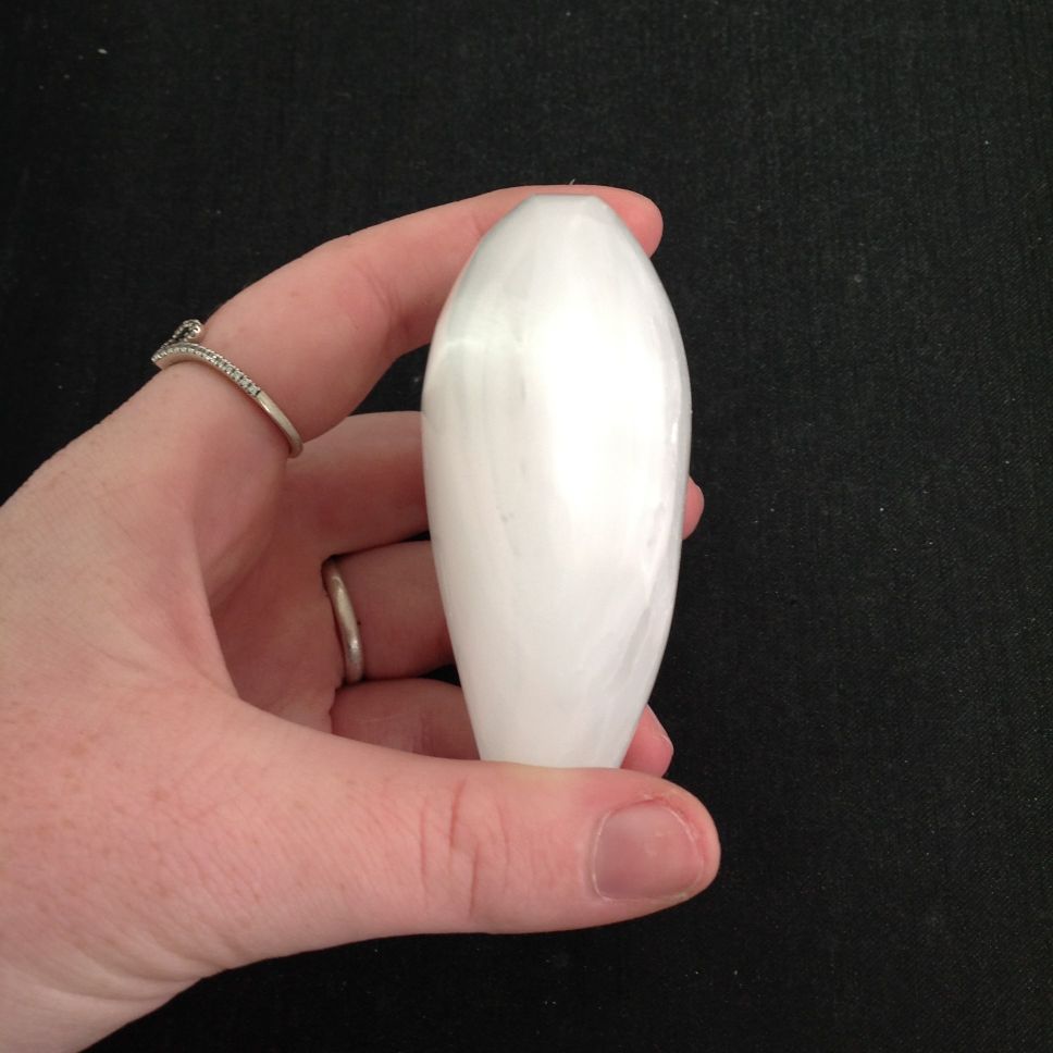 Selenite Heart - White - 7-8cm