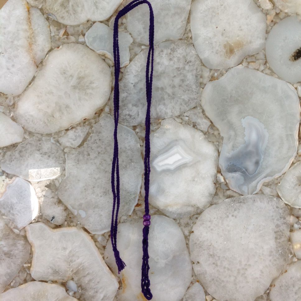 Net Cage Necklace - PURPLE