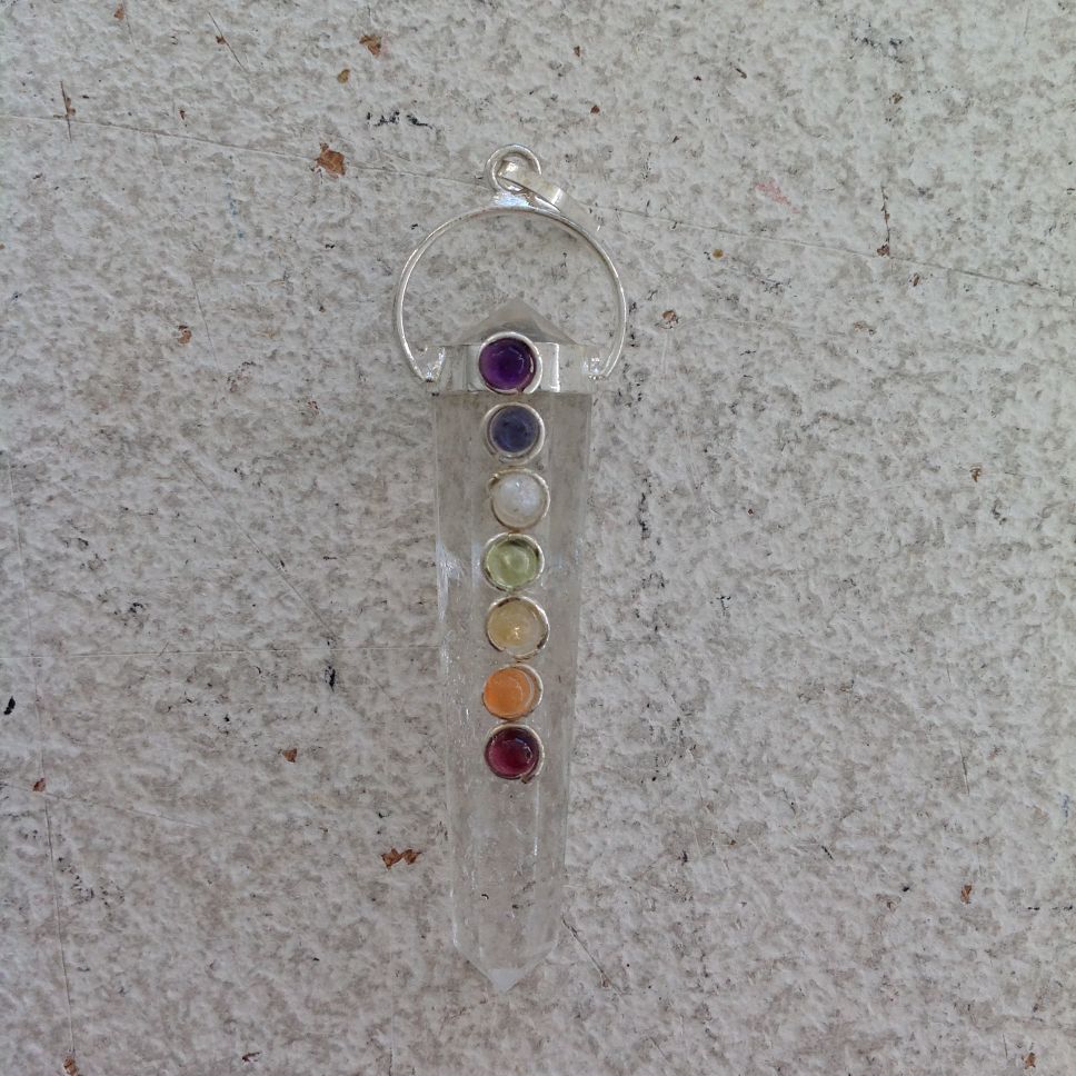Clear Quartz - Chakra DT Pendant