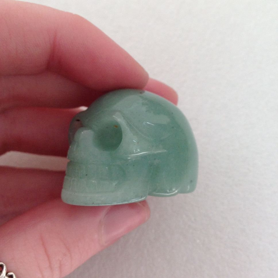 Green Aventurine Skull - 3.5cm