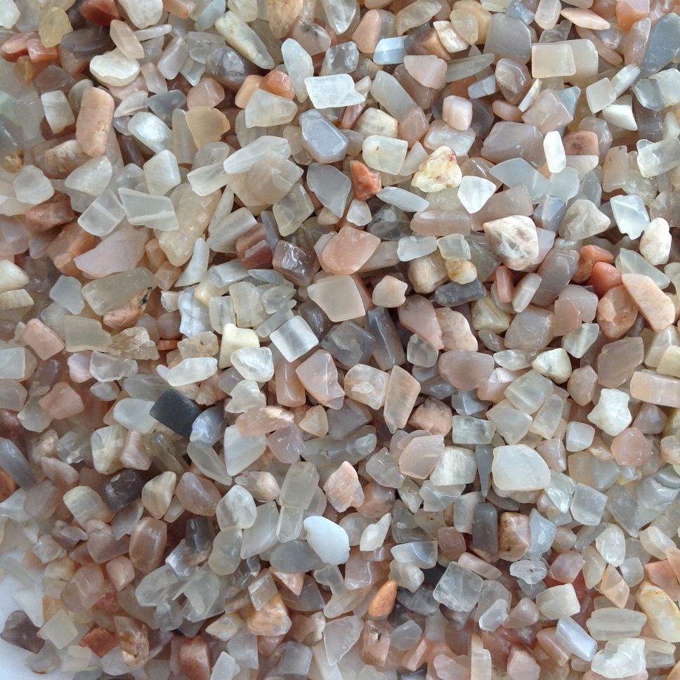 Peach Moonstone Chips 1KG (IN)