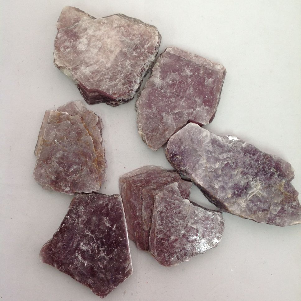 Lepidolite Rough Slabs - 200g