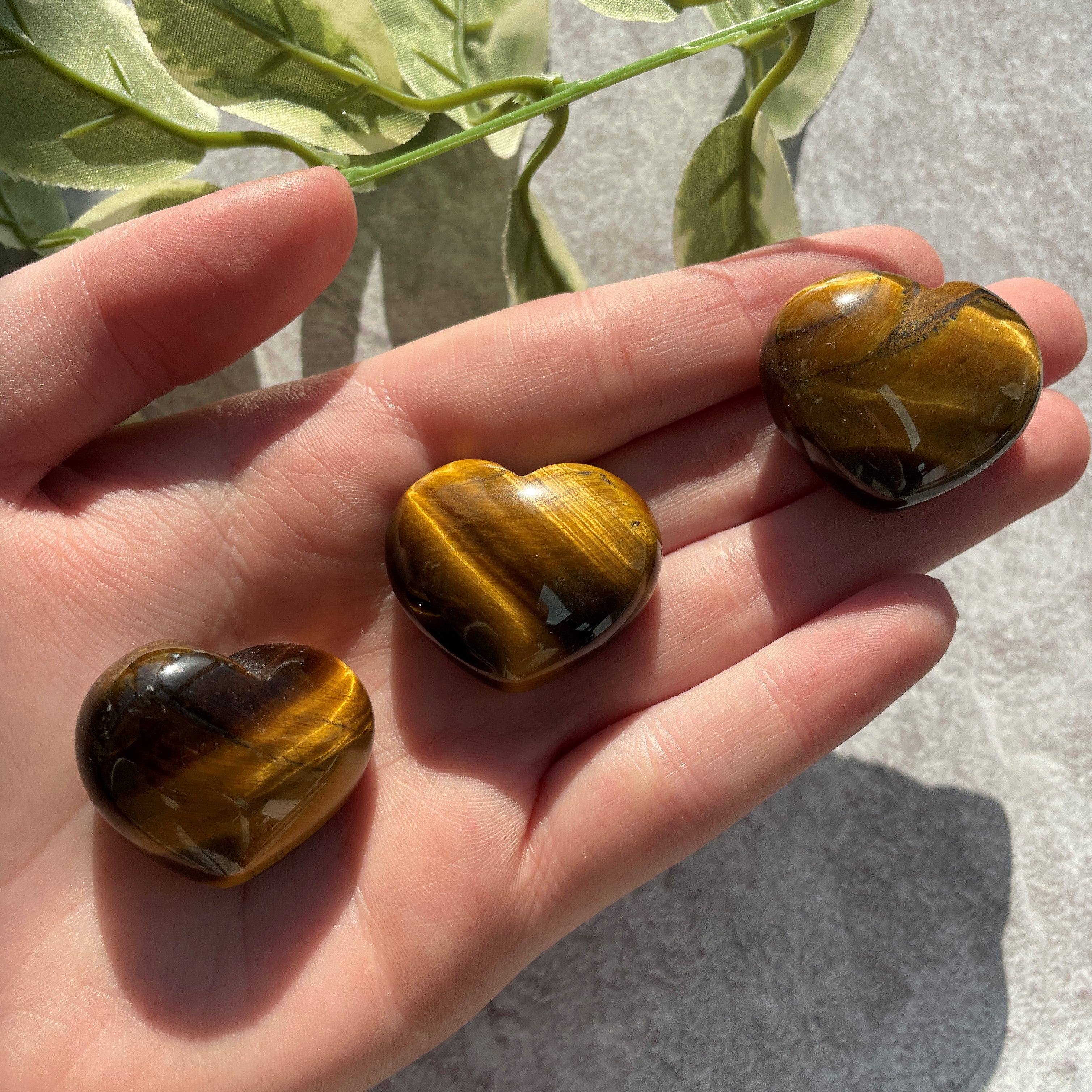 Tigers Eye Heart 3cm