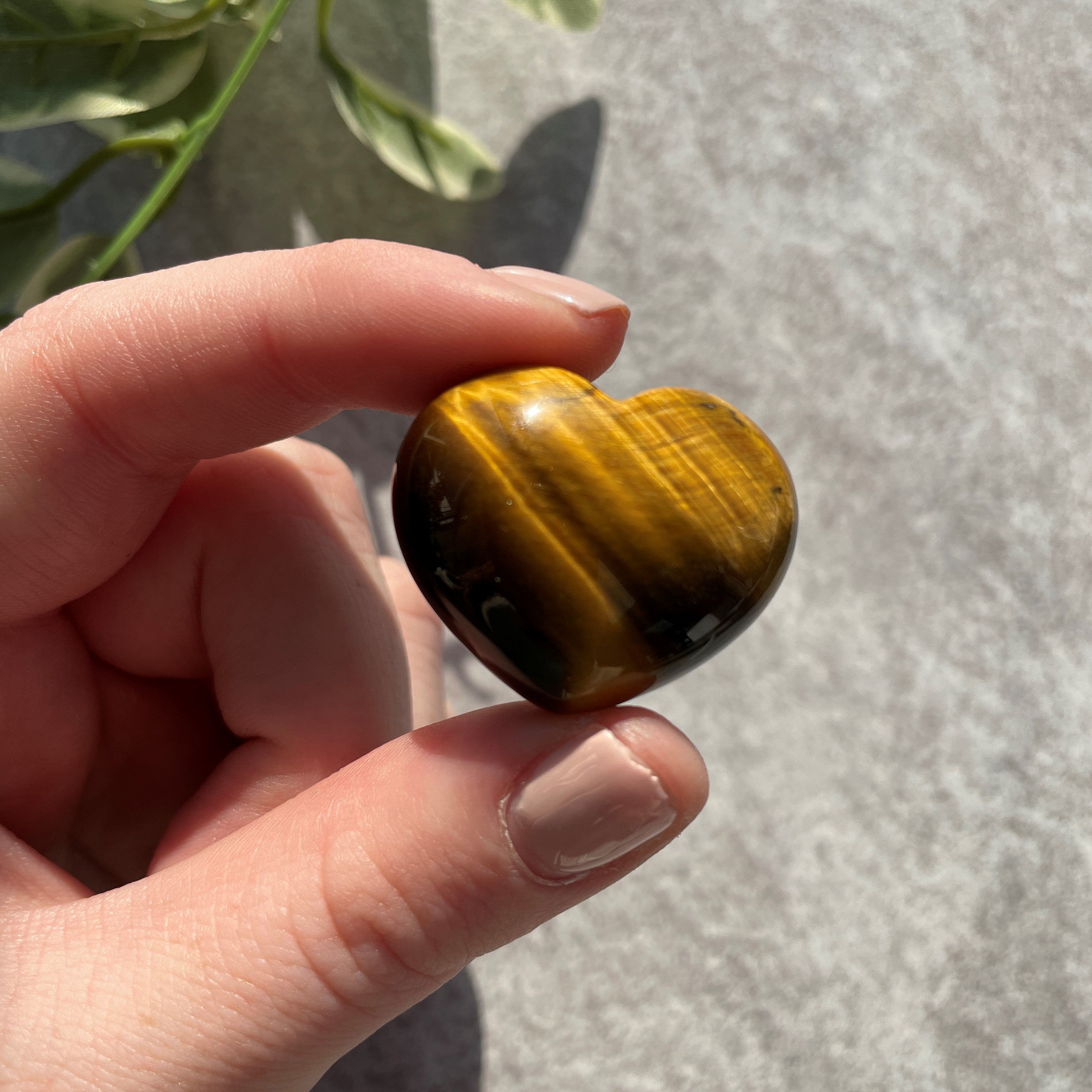 Tigers Eye Heart 3cm