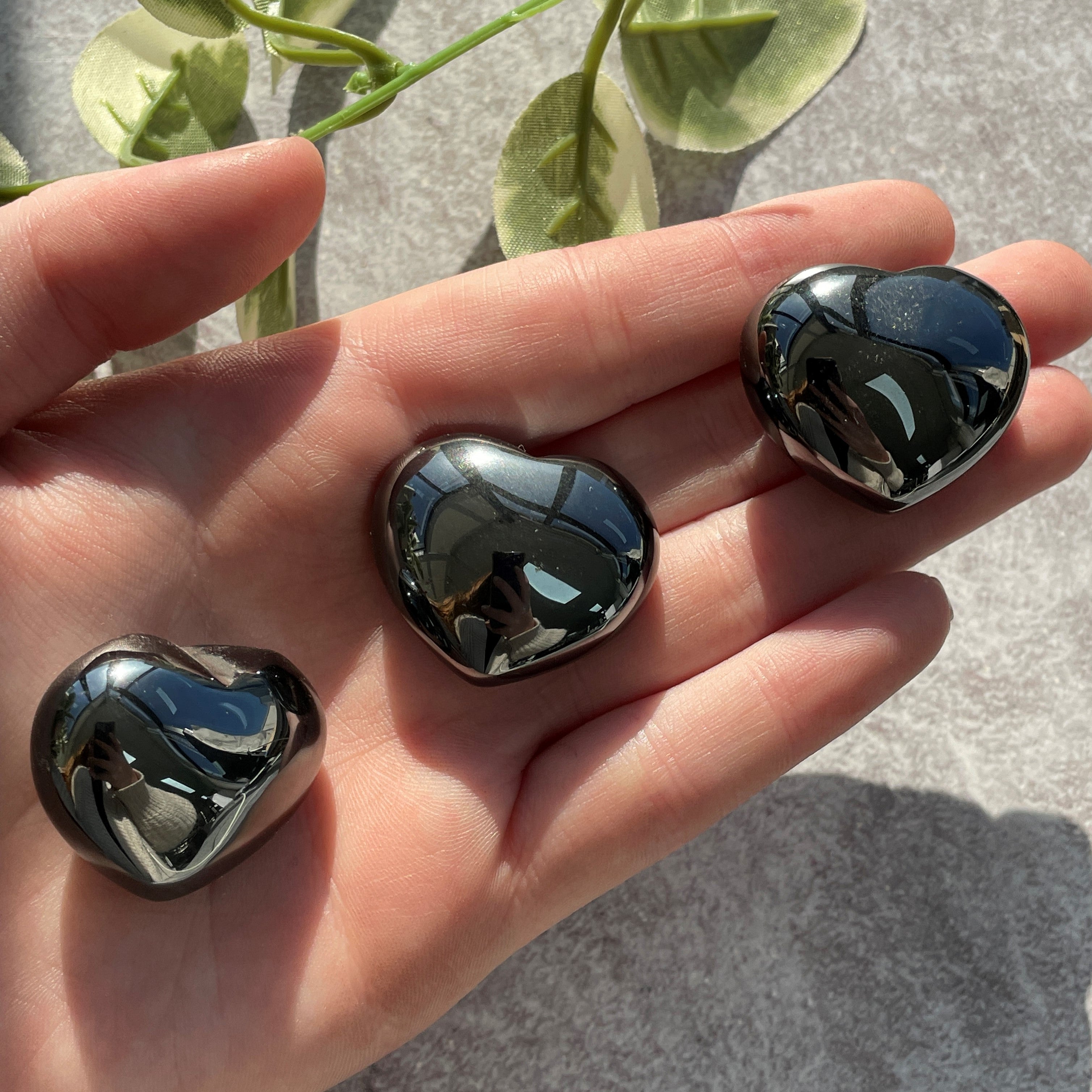 Hematite Heart 3cm