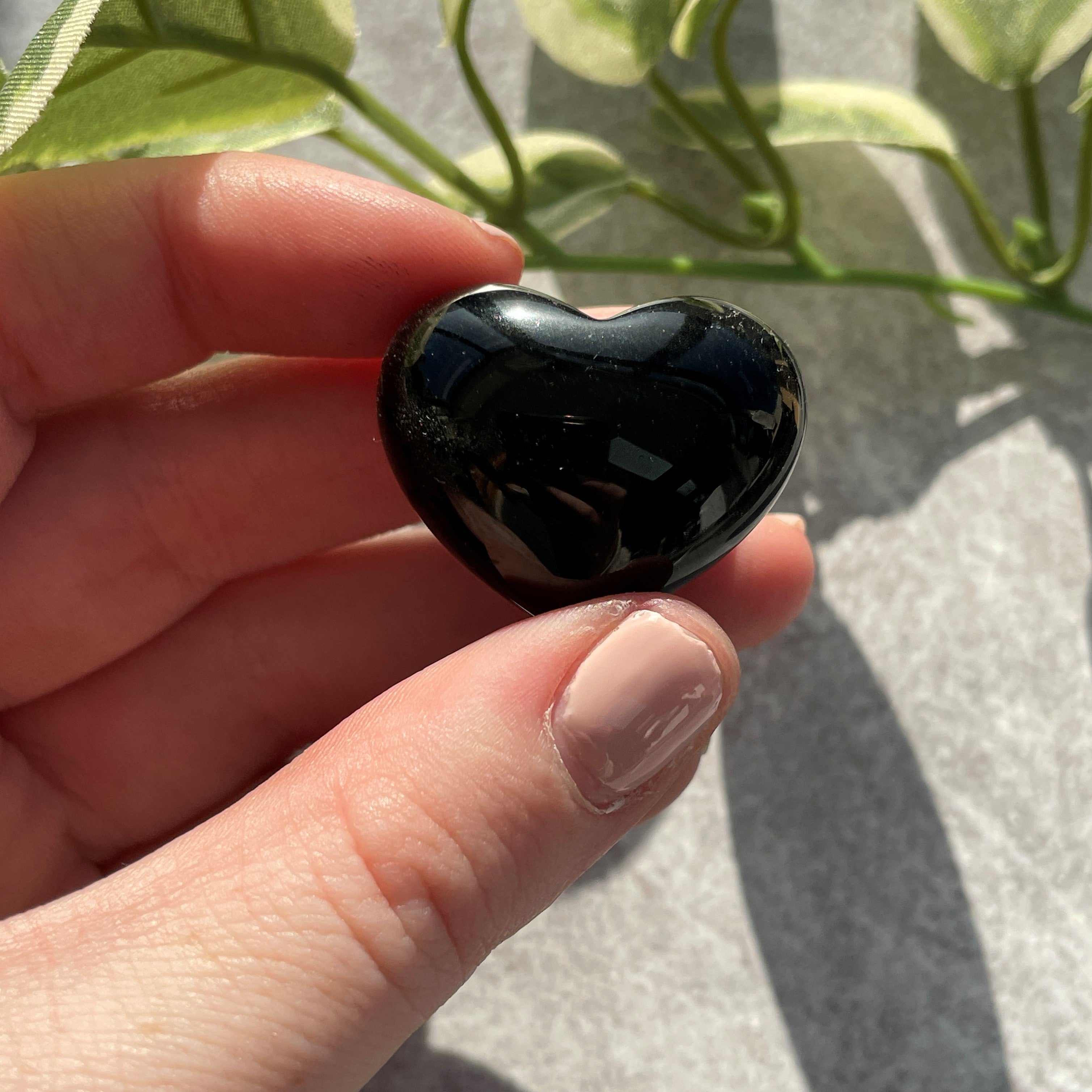 Black Obsidian Heart 3cm