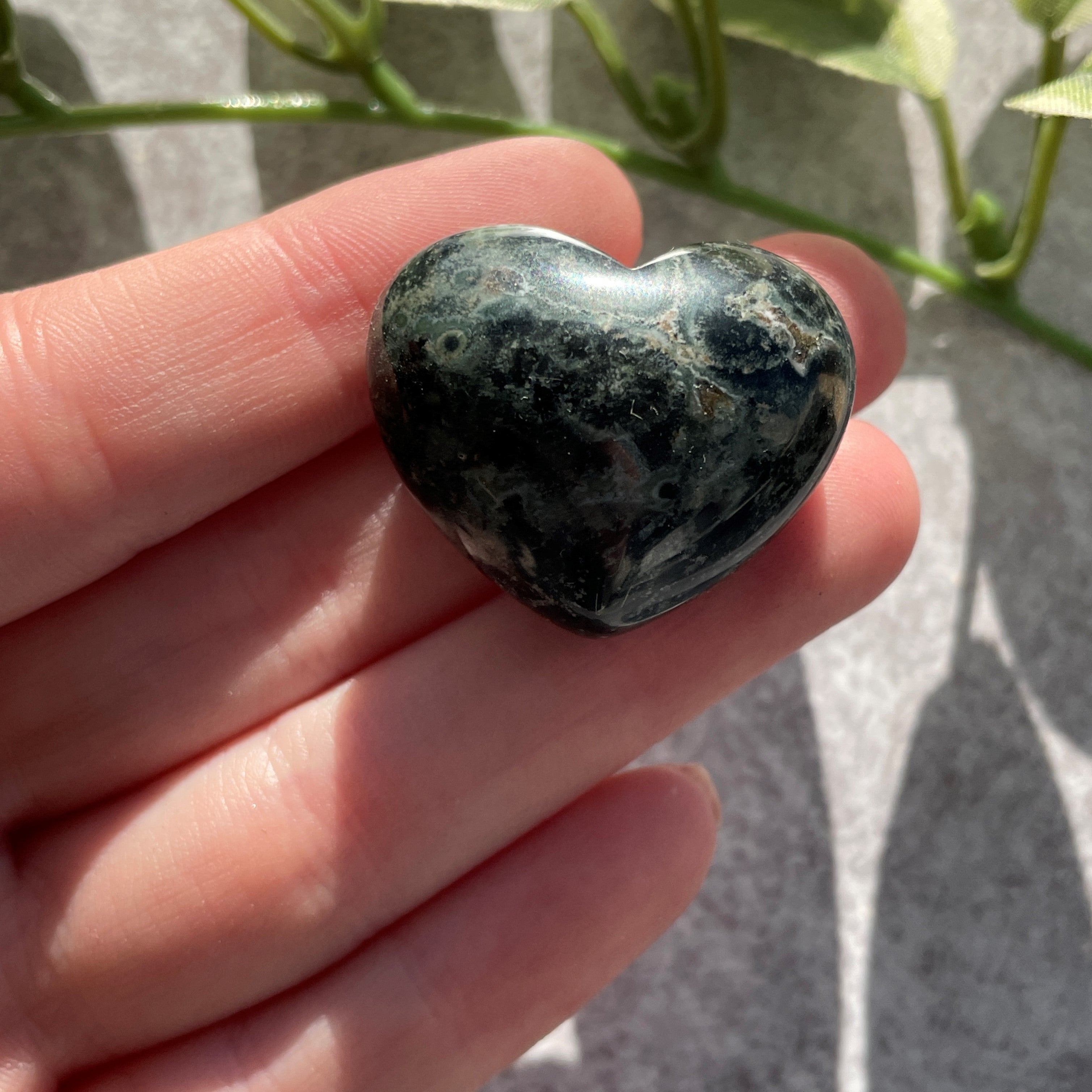 Kambaba Jasper Heart 3cm