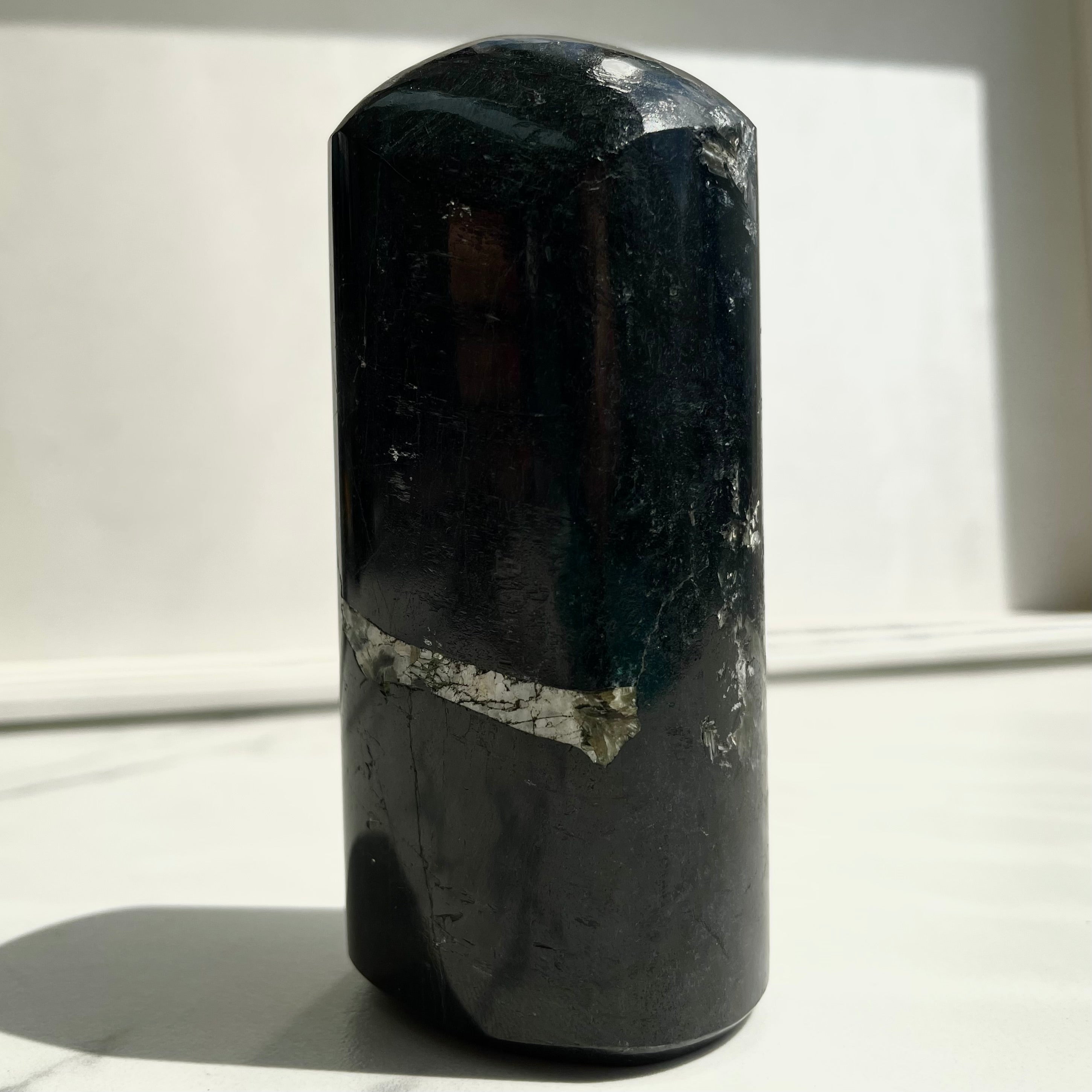 Black Tourmaline Polished Freeform - BT22