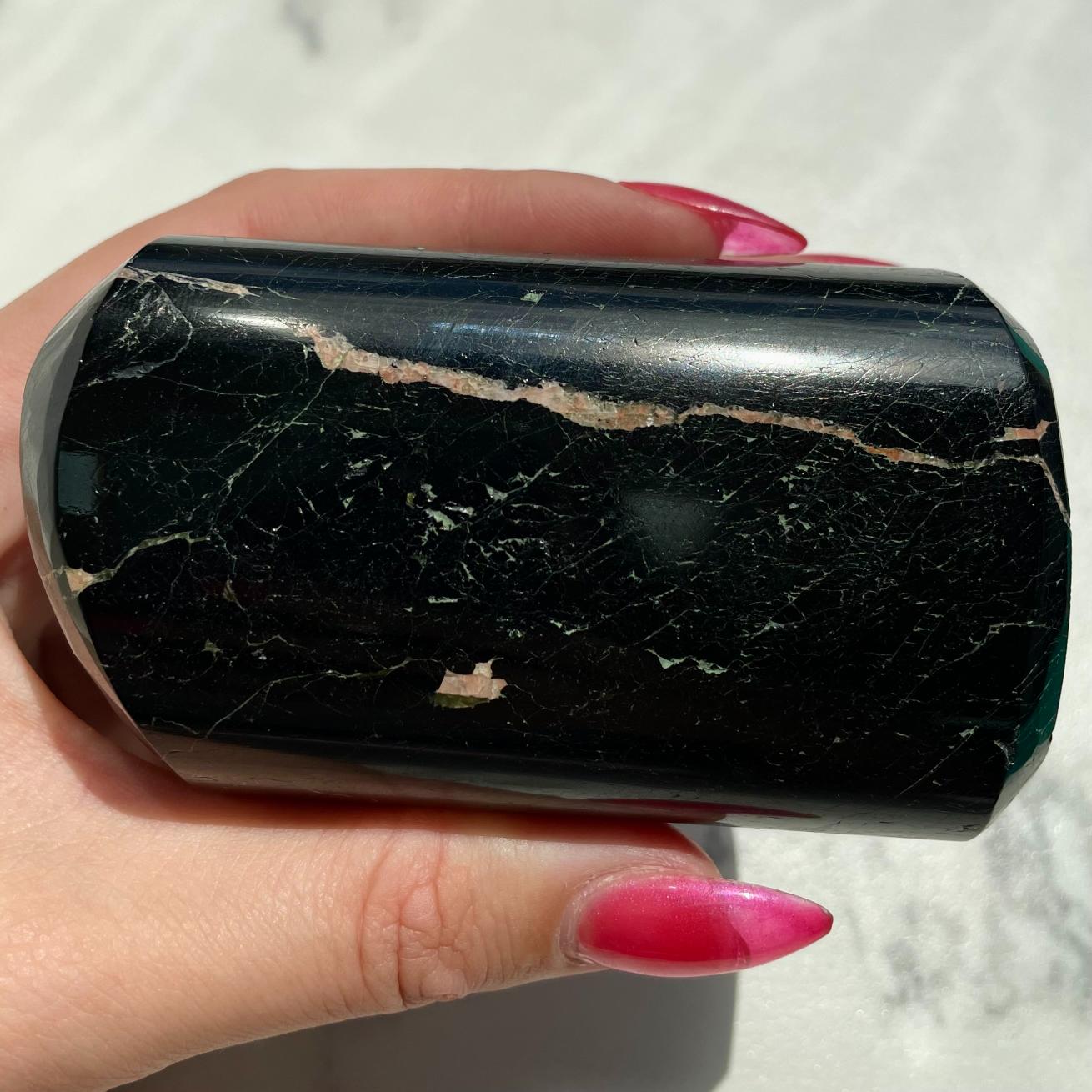 Black Tourmaline Polished Freeform - BT24