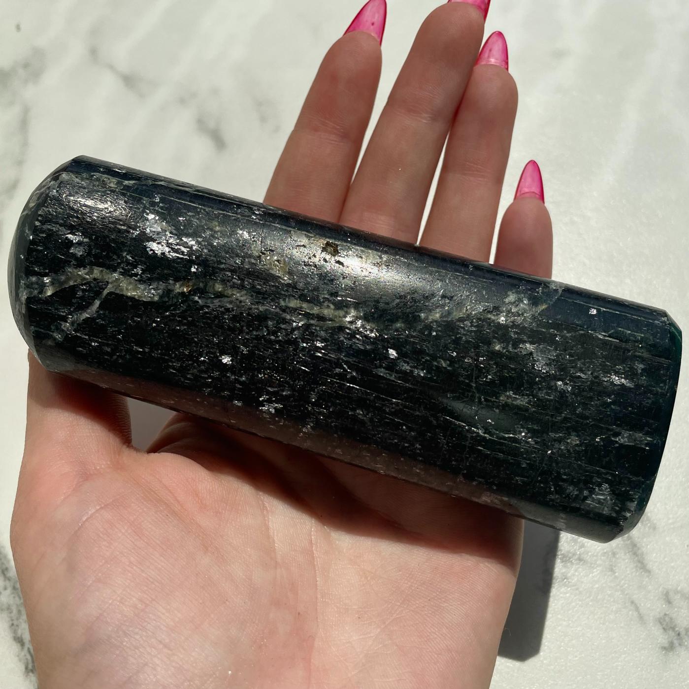 Black Tourmaline Polished Freeform - BT23