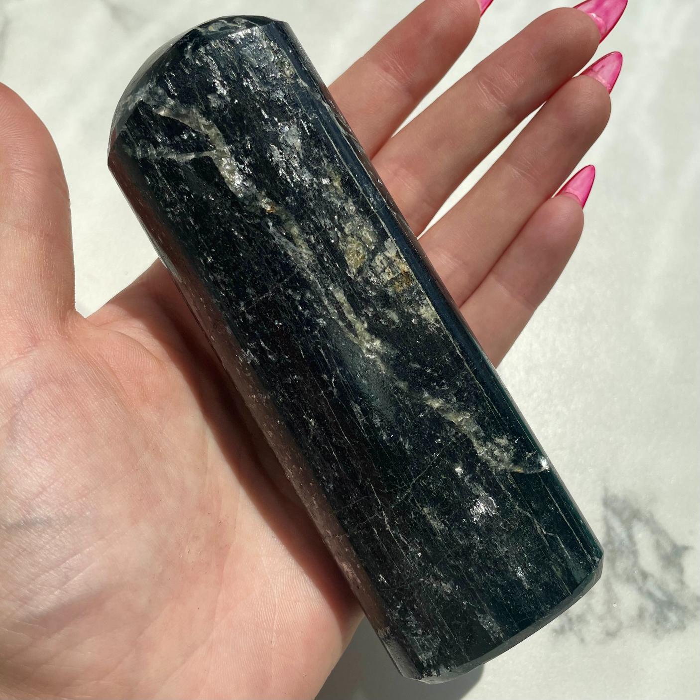 Black Tourmaline Polished Freeform - BT23