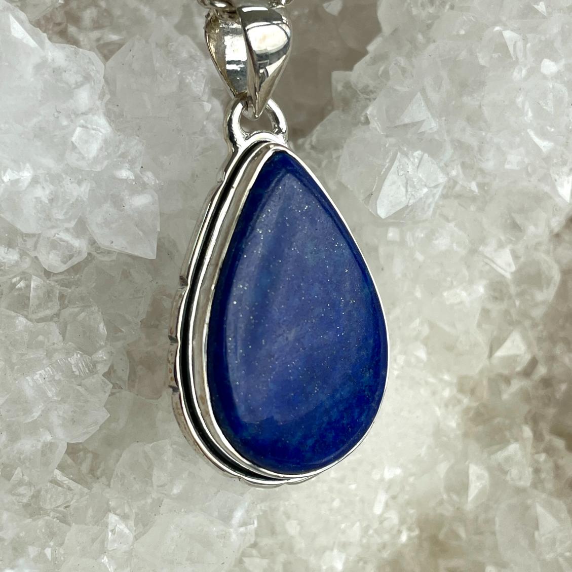 Sterling Silver Pendant - Lapis Lazuli - SP52