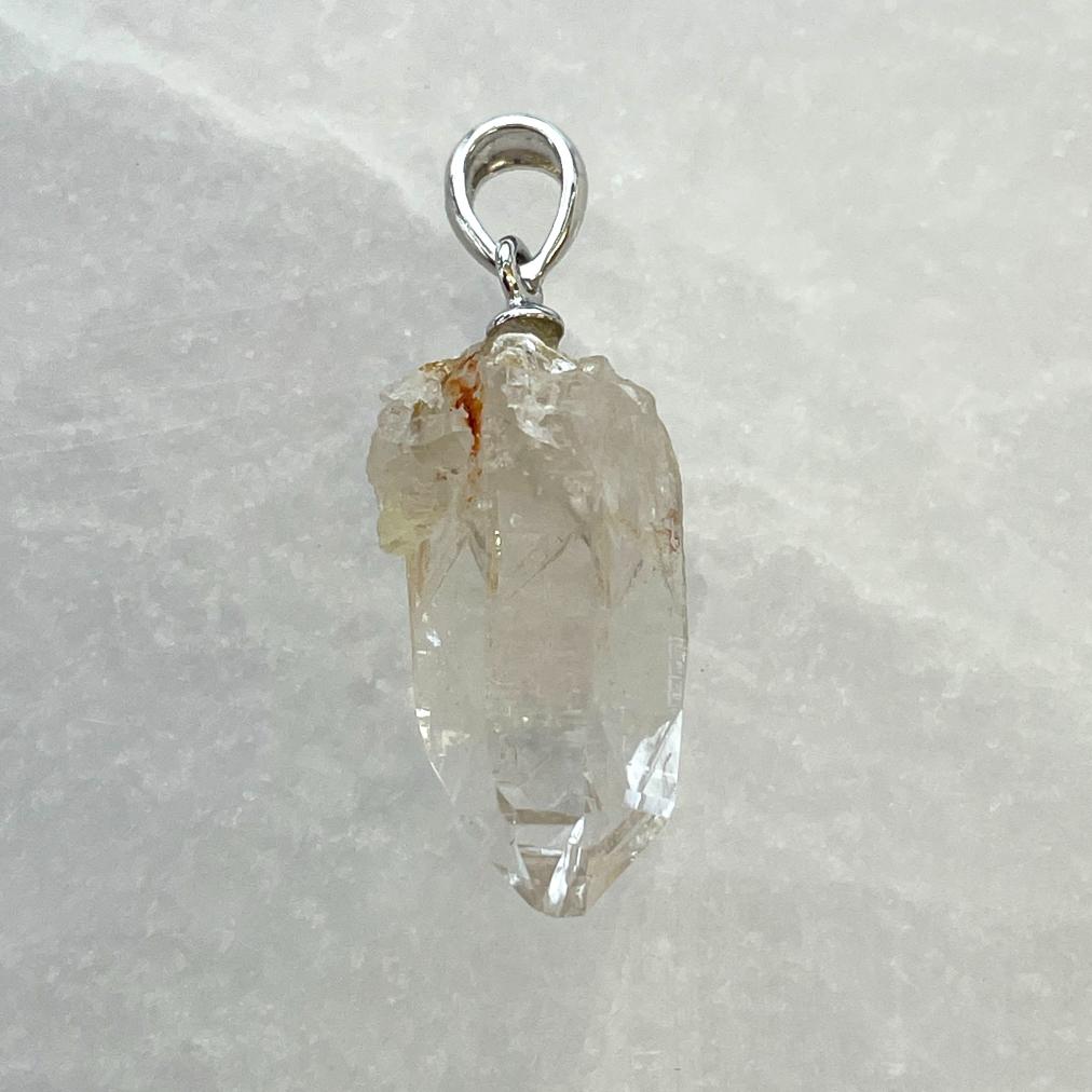 Himalayan Quartz AA Silver Pendant