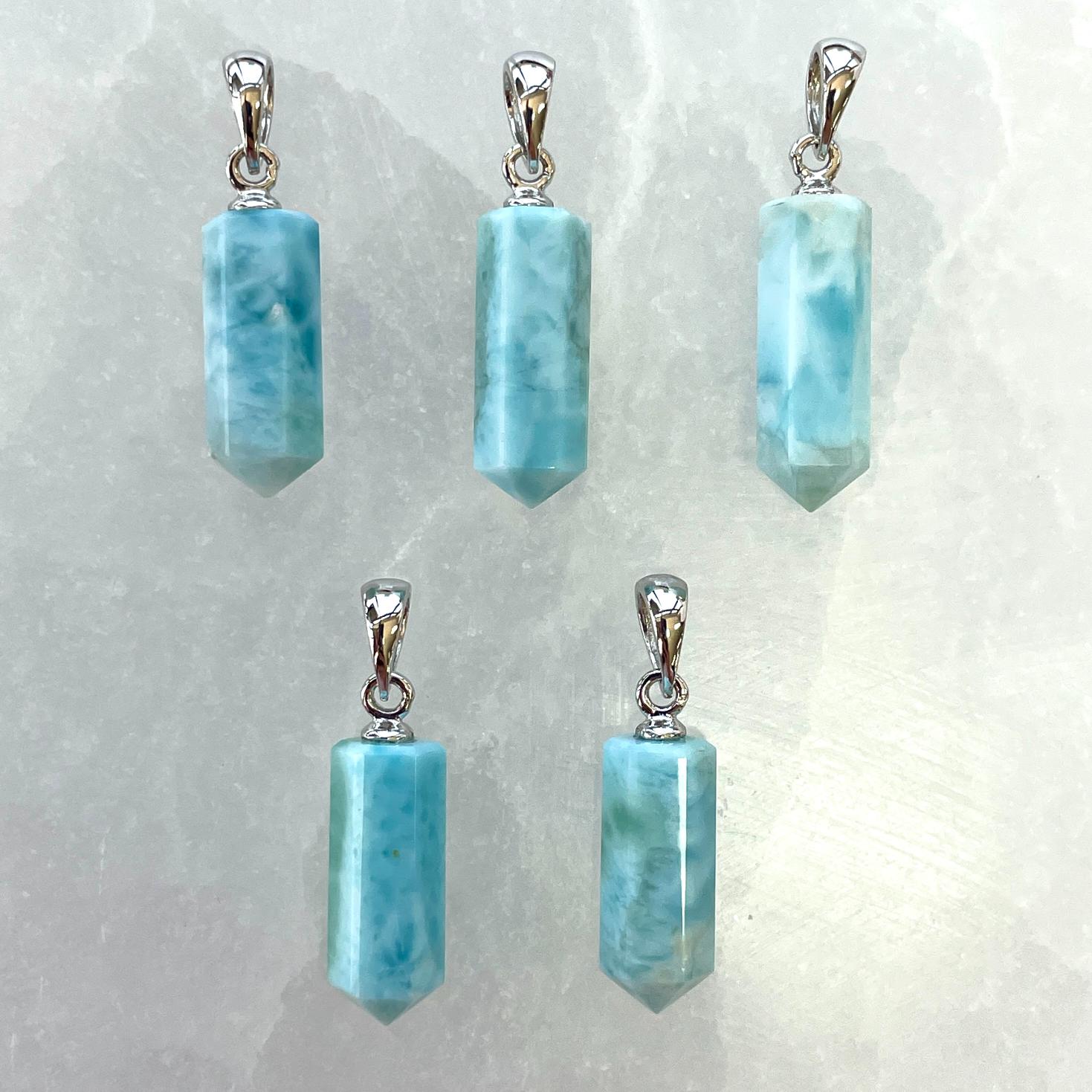 Larimar A Silver Pendant