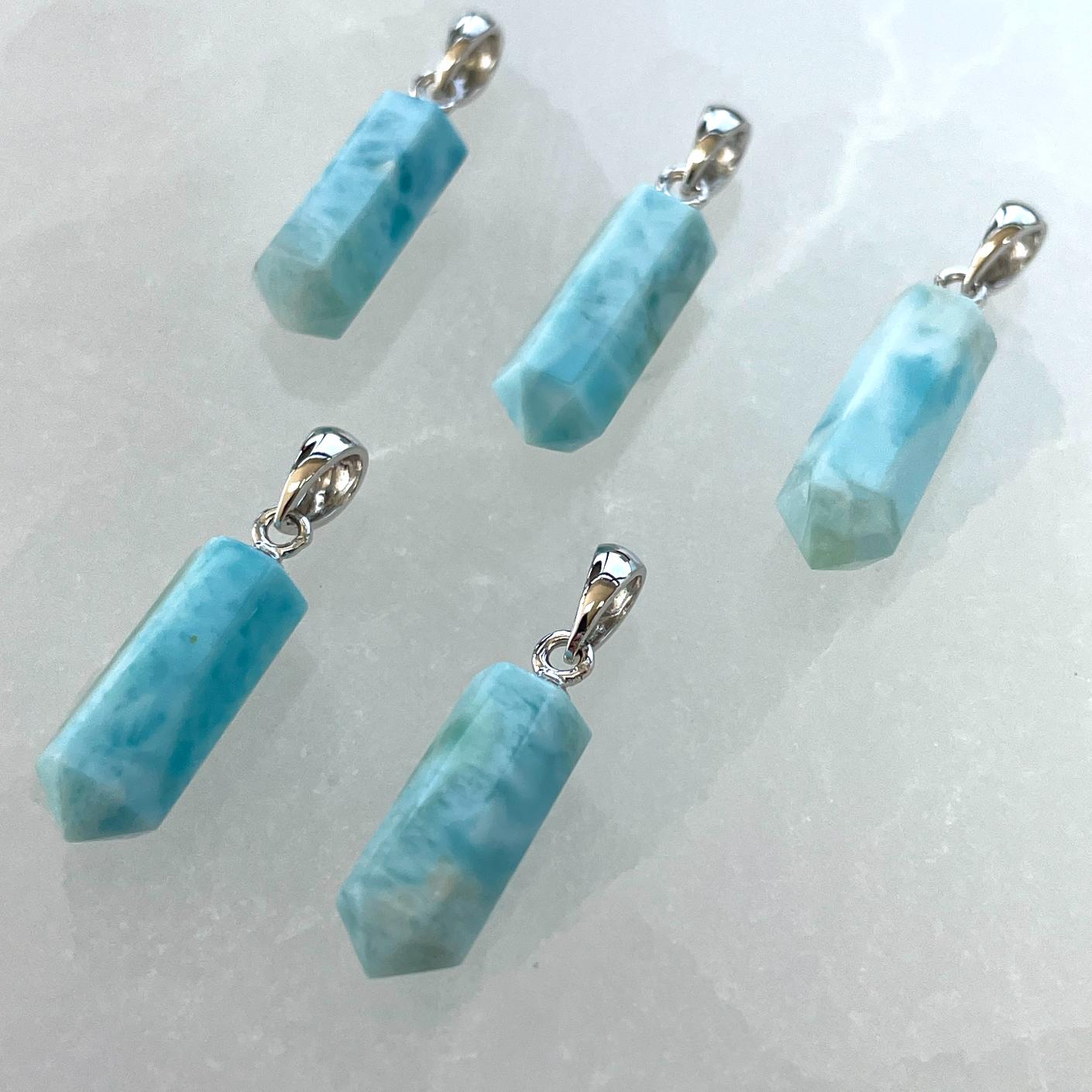 Larimar A Silver Pendant