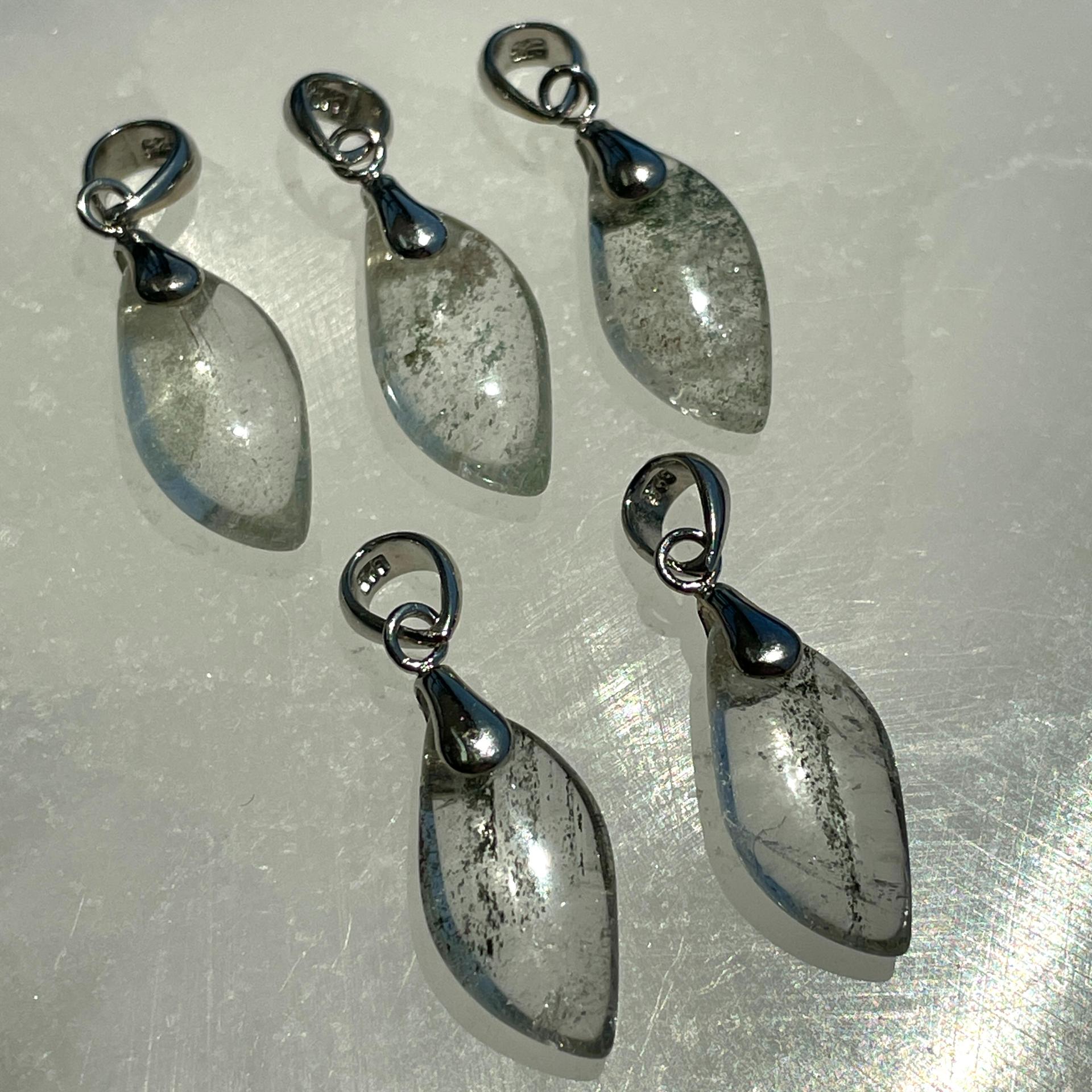 Green Phantom A- Sterling Silver Pendant