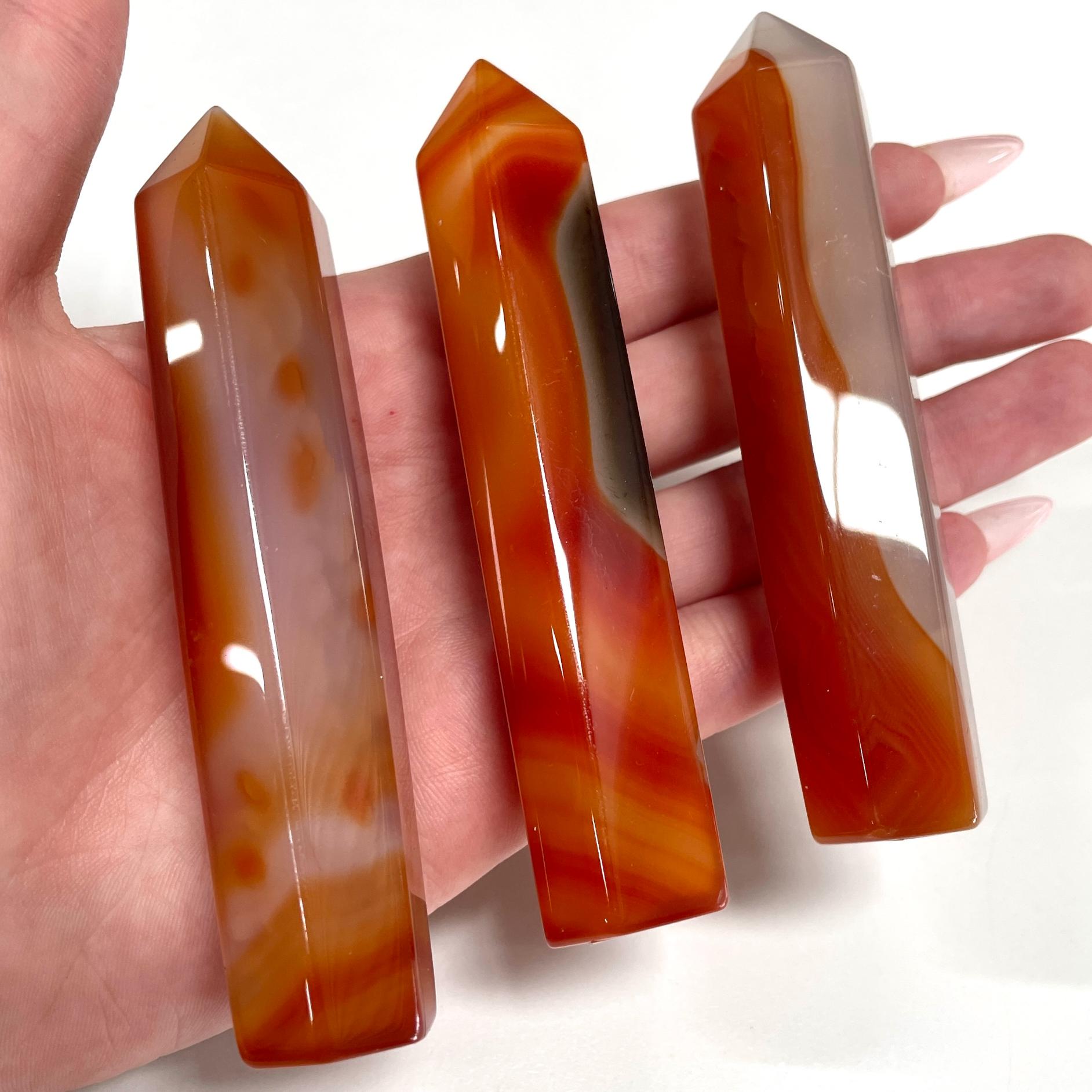 Carnelian Generator - 9-10cm