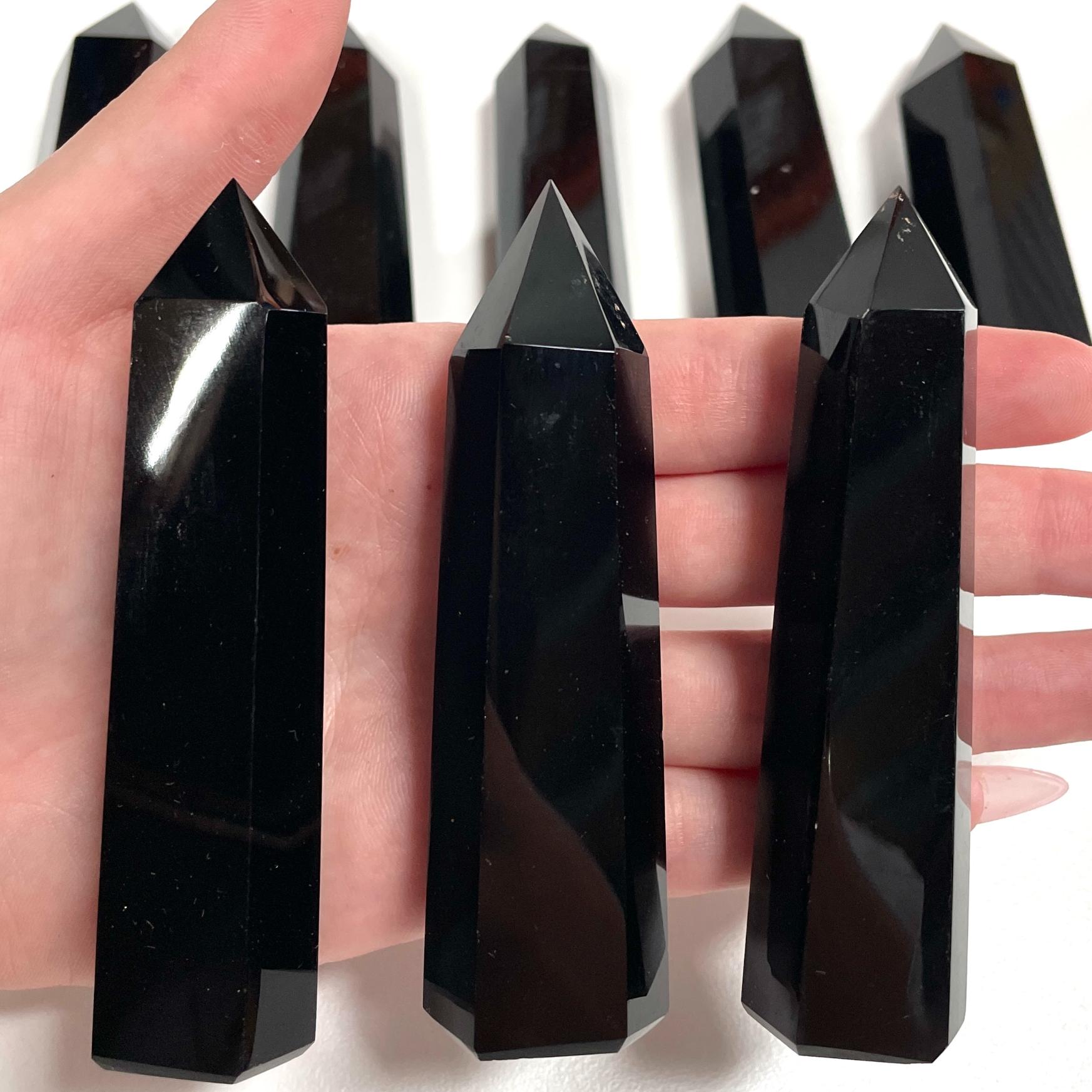 Black Obsidian Generator - 8-9cm