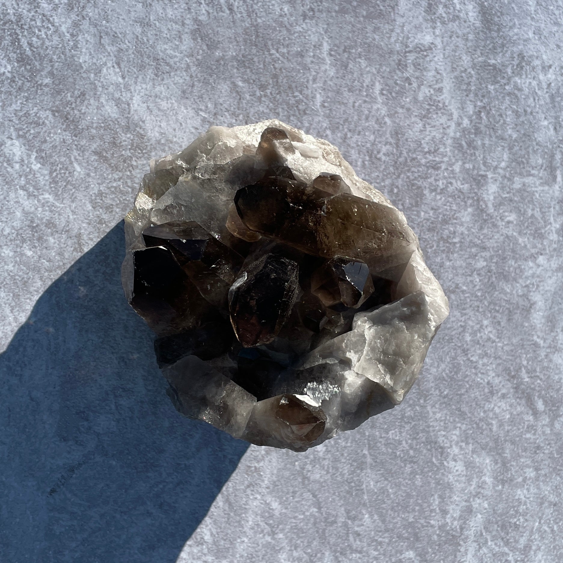 Smokey Quartz Cluster - 43
