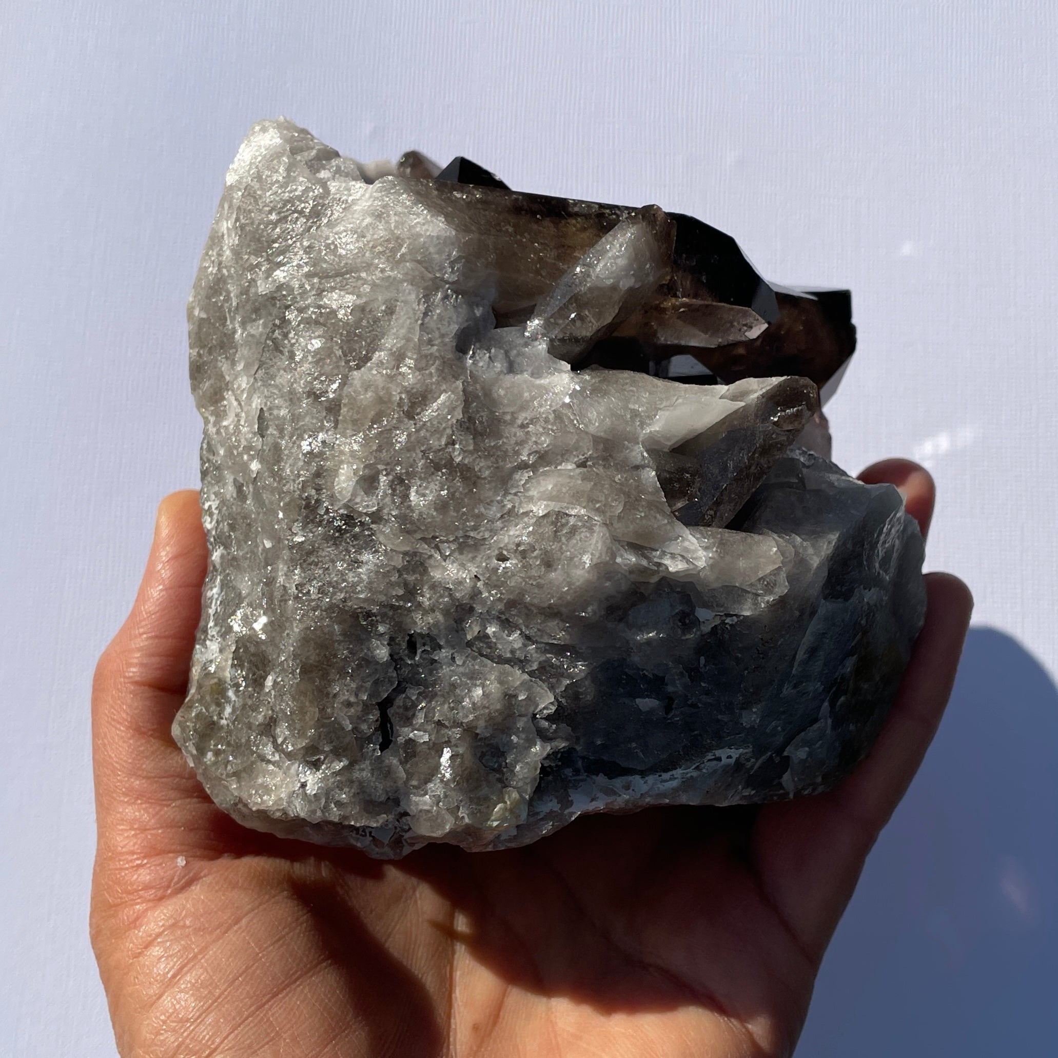 Smokey Quartz Cluster - 43