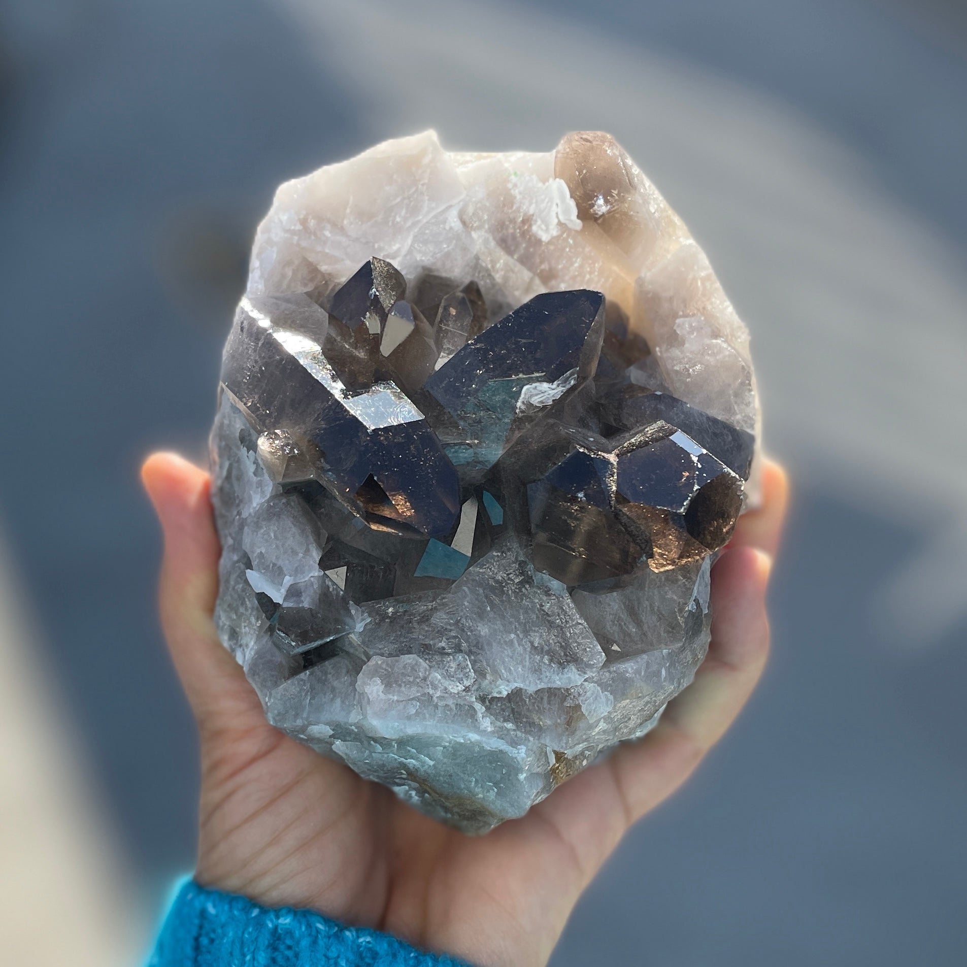 Smokey Quartz Cluster - 43