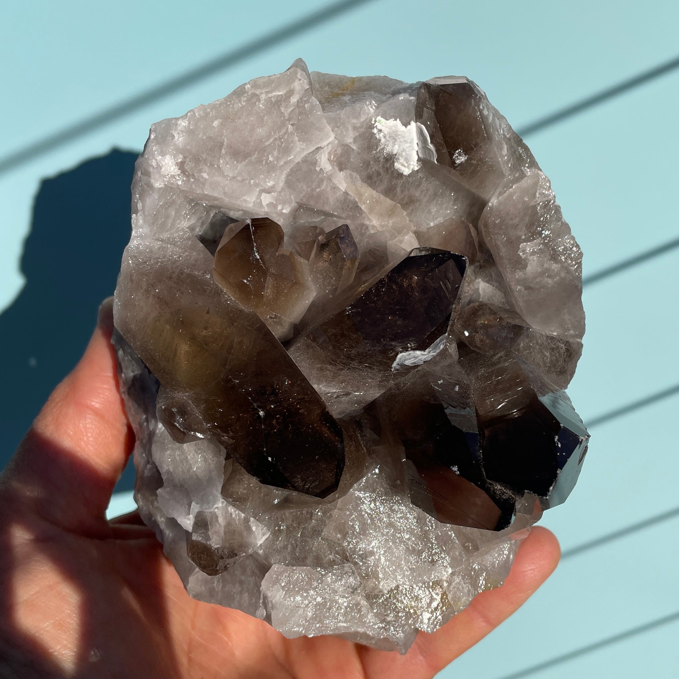 Smokey Quartz Cluster - 43