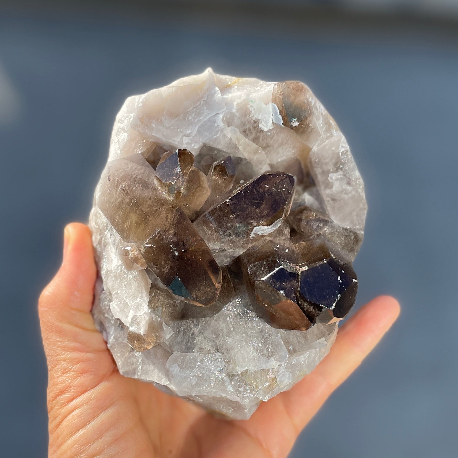 Smokey Quartz Cluster - 43