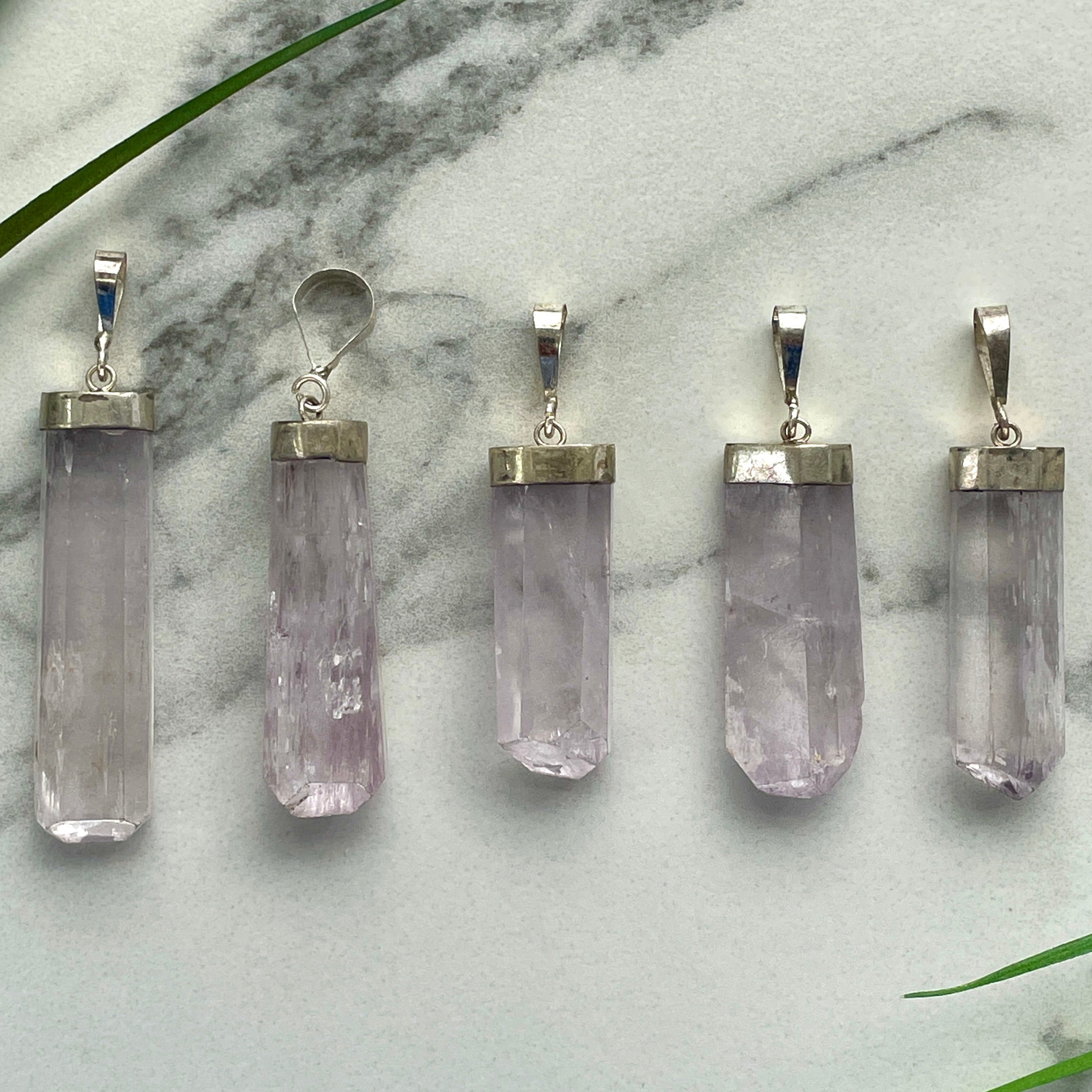 Kunzite Sterling Silver Pendant
