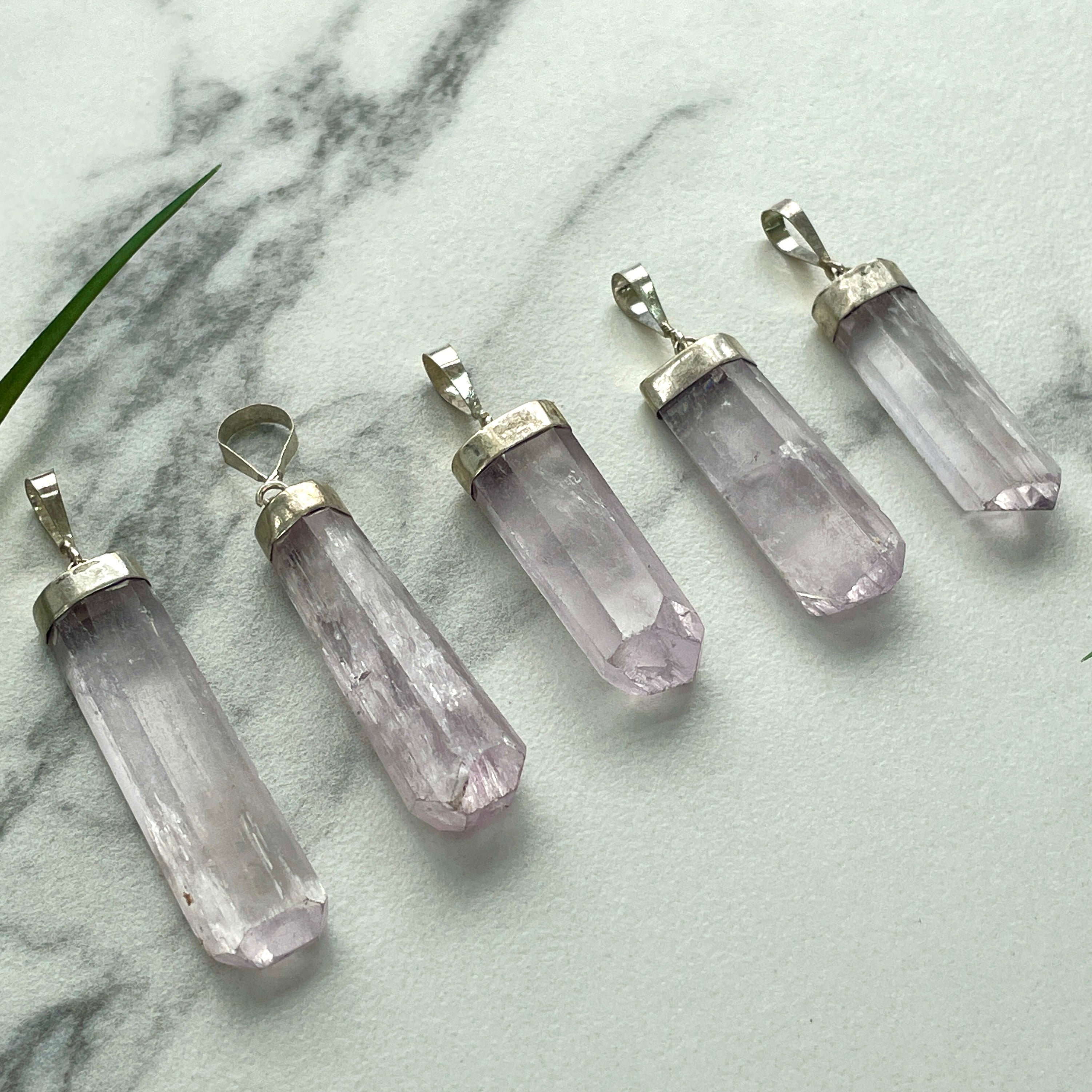 Kunzite Sterling Silver Pendant