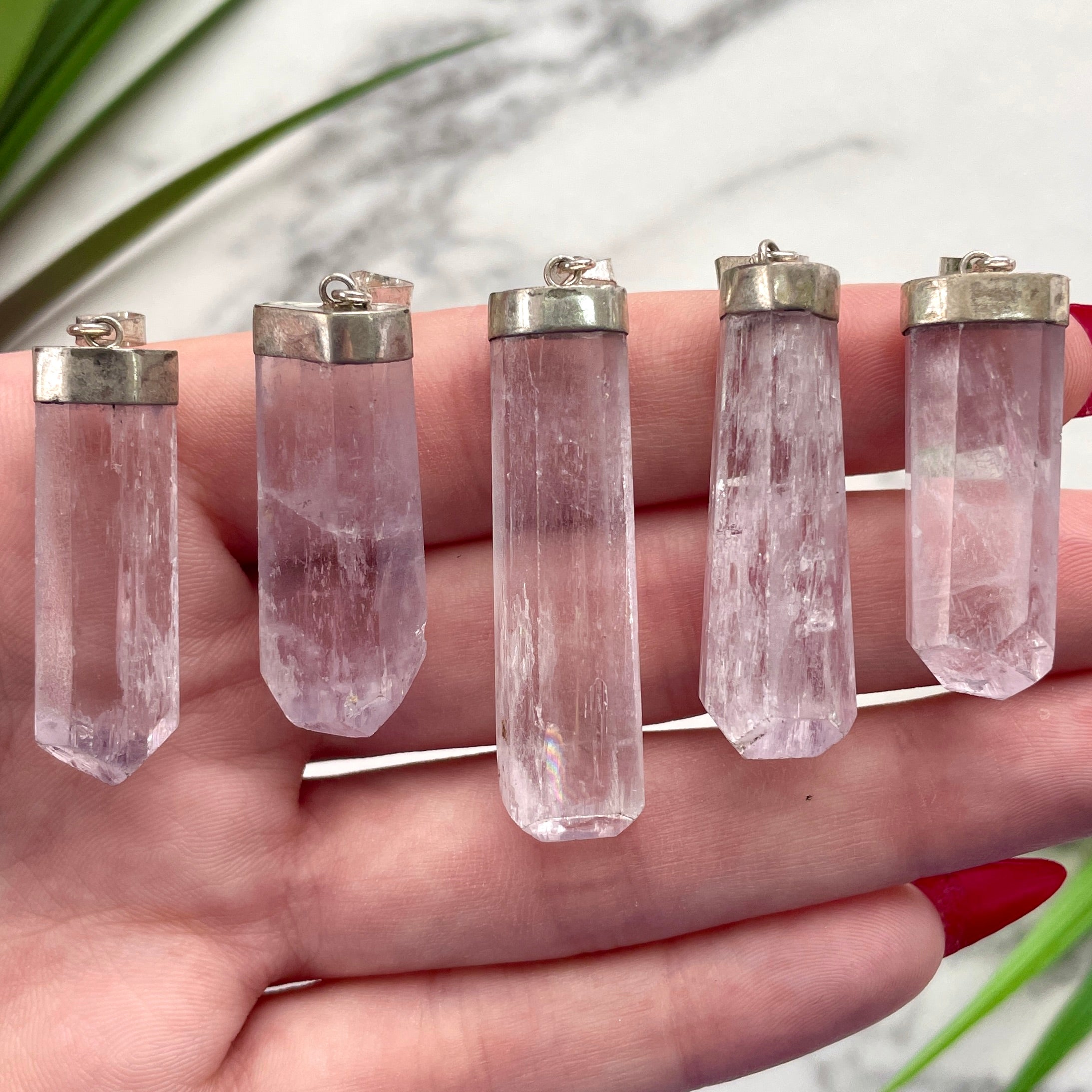 Kunzite Sterling Silver Pendant