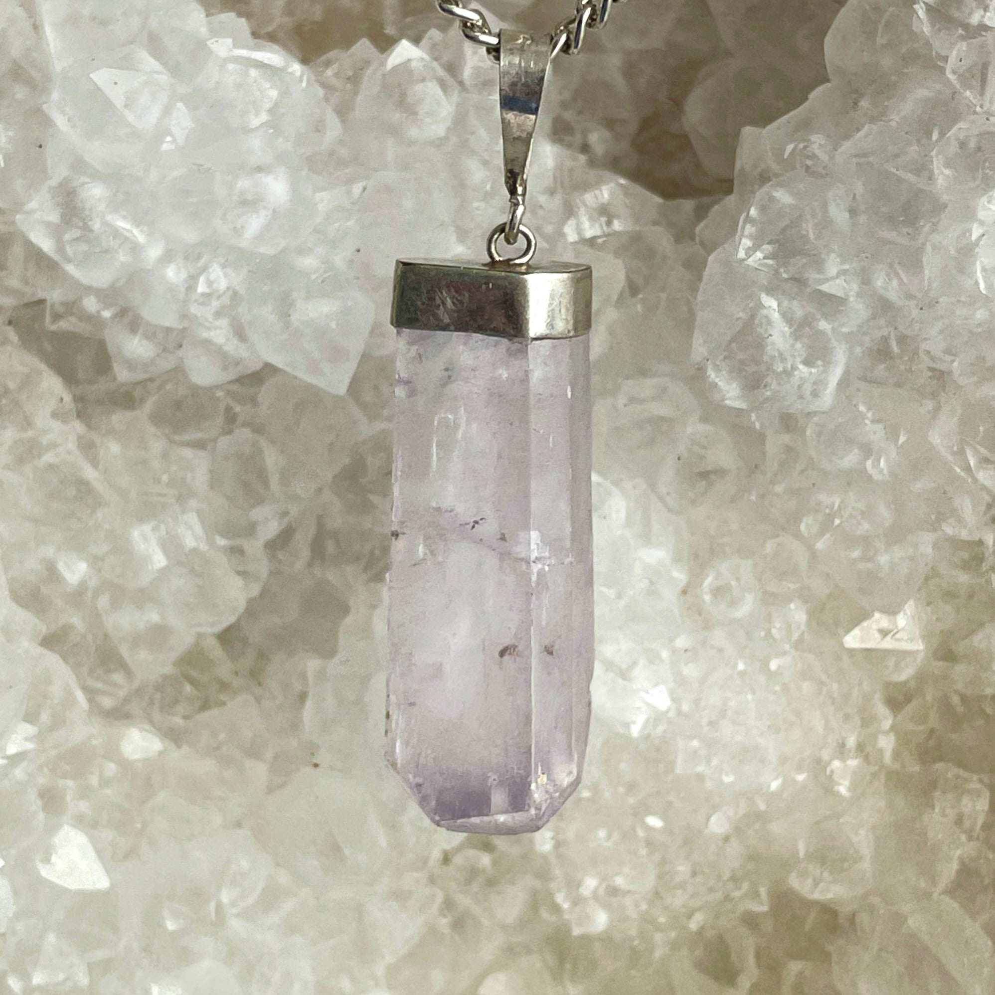 Kunzite Sterling Silver Pendant