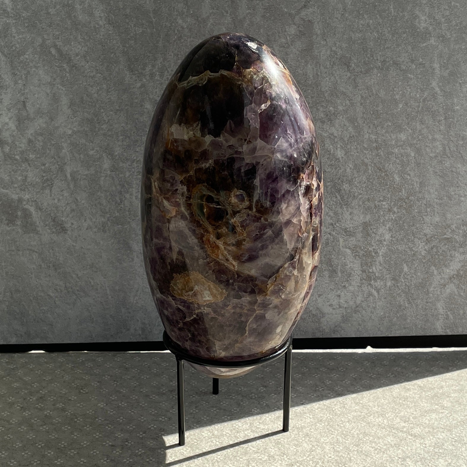 Chevron Amethyst - Oval - 03